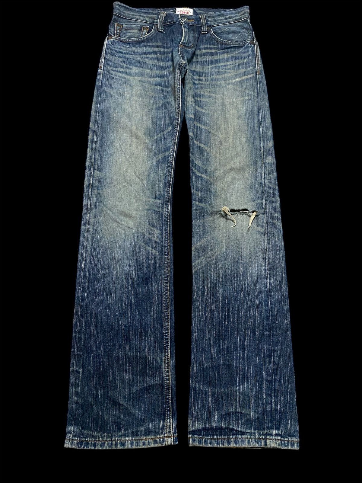 🔥Thrash Exclusive Vintage Edwin Rusty Distress Denim Jean