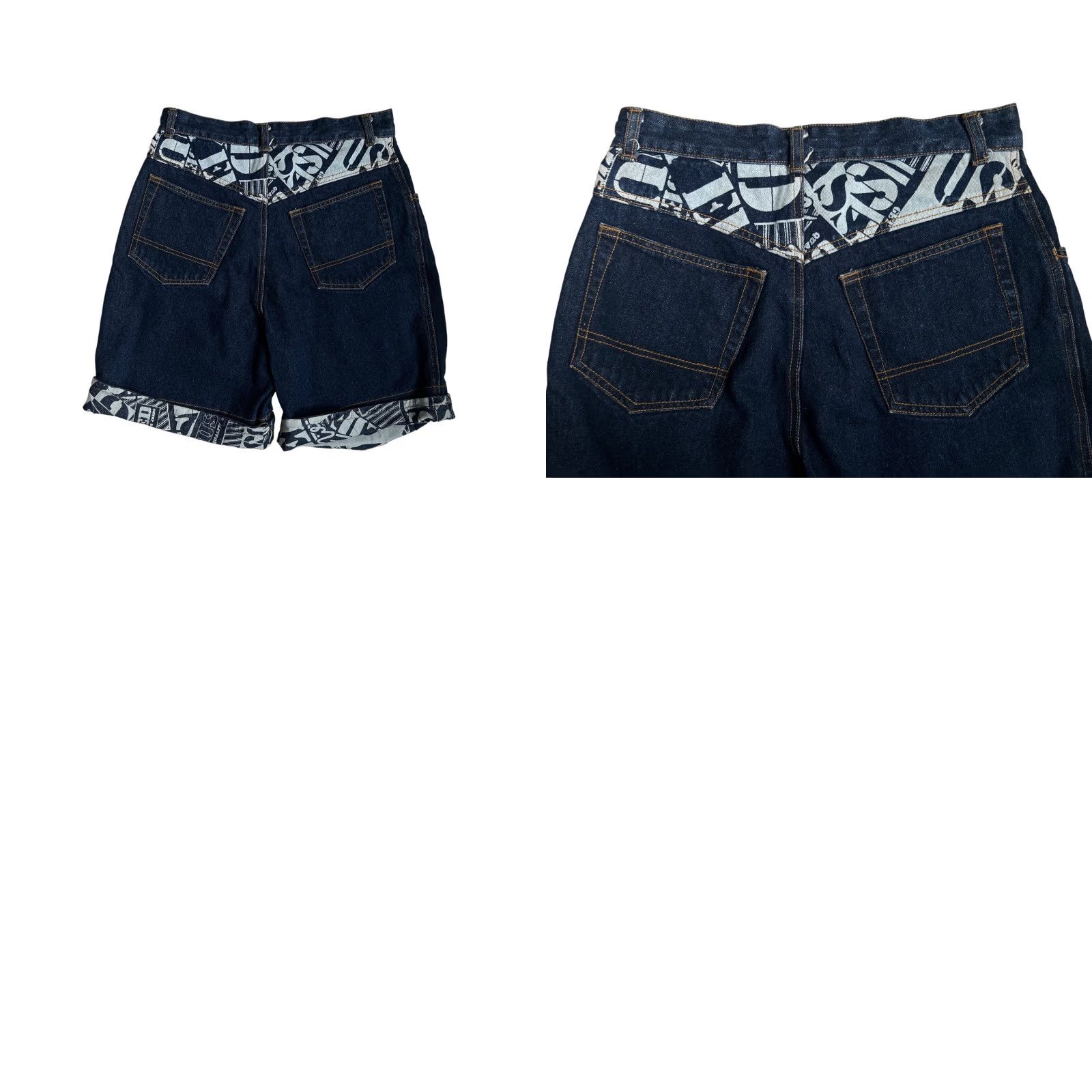 Wrangler VINTAGE Wrangler Denim Shorts Mens 30 90s Deadstock NWT Cotton Denim Blue 7” Inseam 12.5” Rise 12.5" Leg Opening Size US 30 / EU 46 - 8 Thumbnail