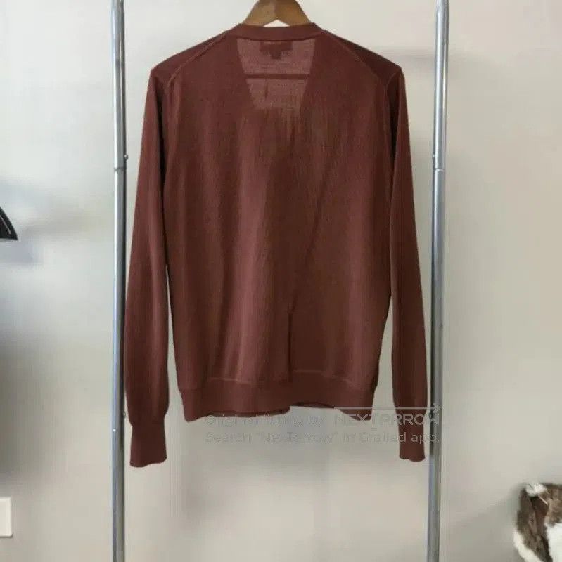Burberry Burberry M Brown Men's Cardigan. Size US M / EU 48-50 / 2 - 2 Thumbnail