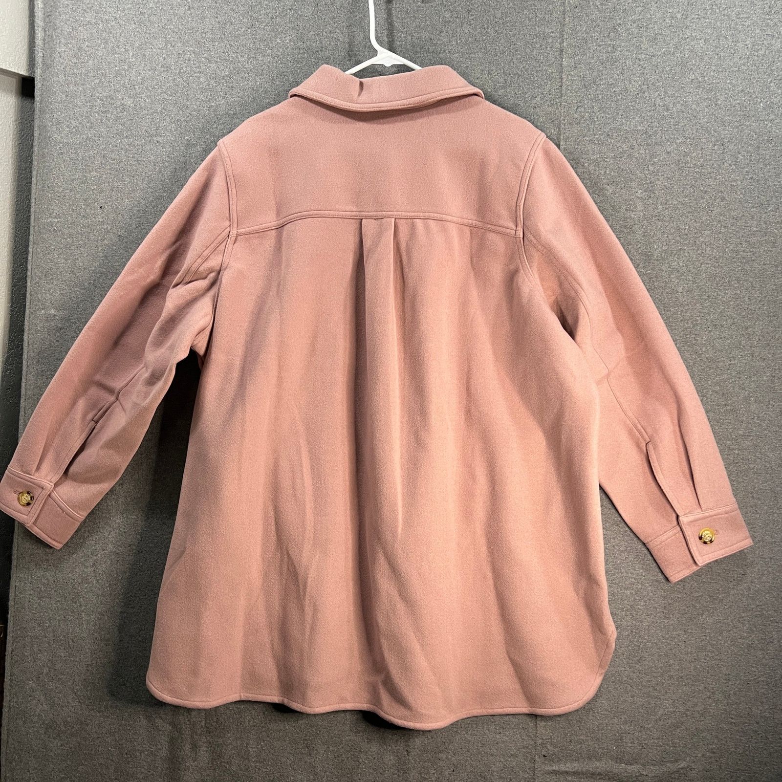 Other Encore by Idina Menzel Brushed Doubleface Shirt Jacket Size XL / US 12-14 / IT 48-50 - 3 Thumbnail