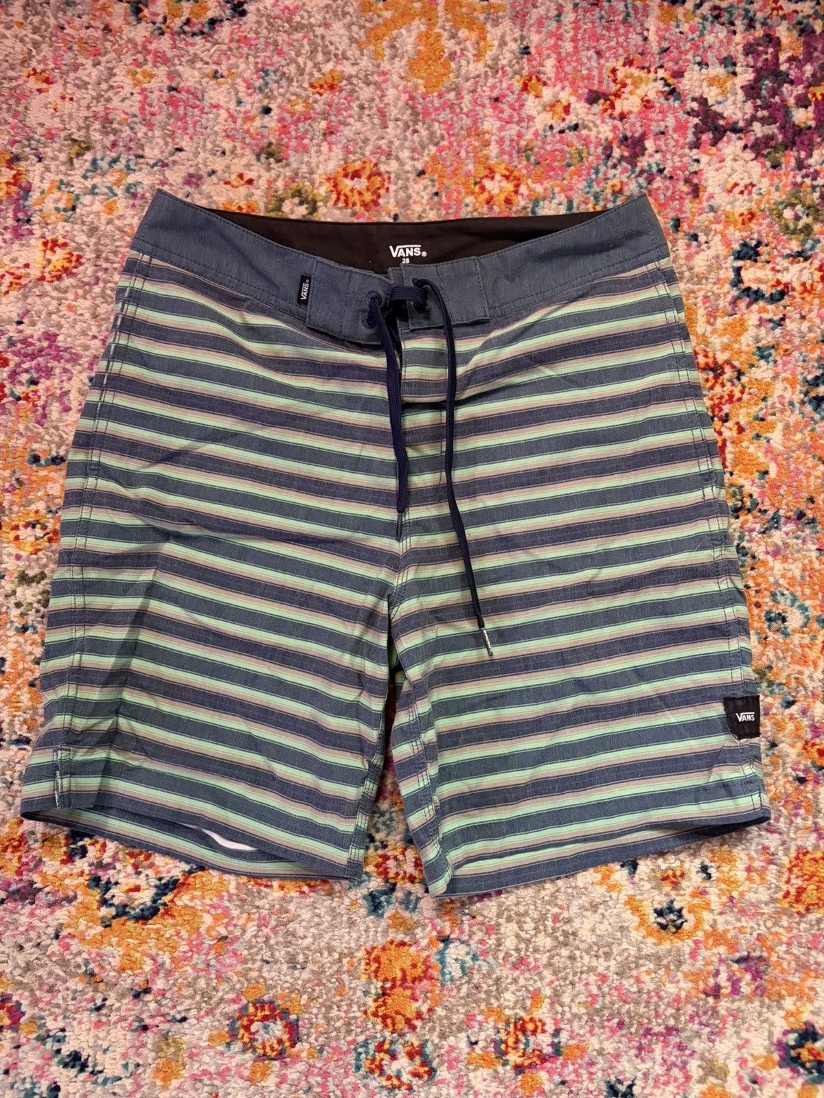 Vans Vans Striped Board Shorts Size US 28 / EU 44 - 1 Thumbnail