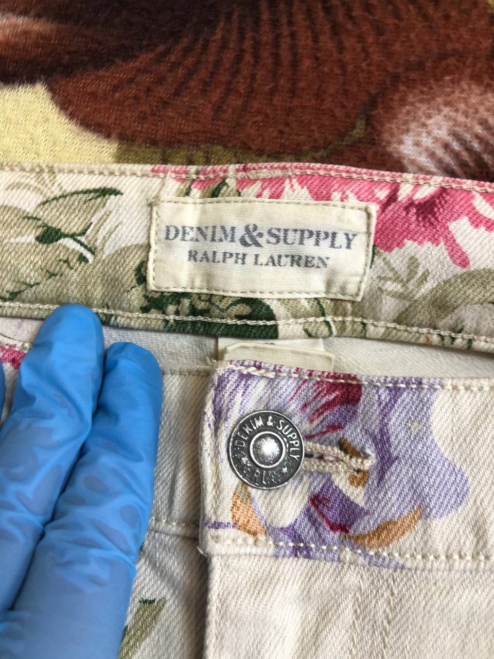 Denim & Supply Ralph Lauren Denim & Supply Ralph Lauren Jeans Floral Skinny Denim Size 29" - 2 Thumbnail