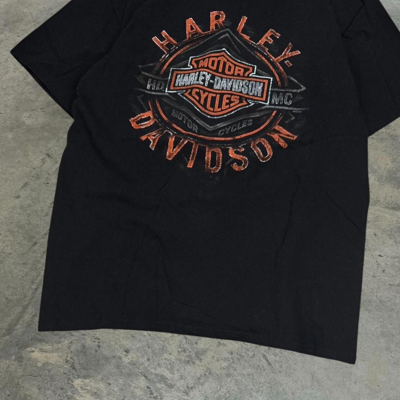 Harley Davidson × Vintage Vintage Y2K Harley Davidson Tribal Graphic T-Shirt Size US L / EU 52-54 / 3 - 2 Thumbnail