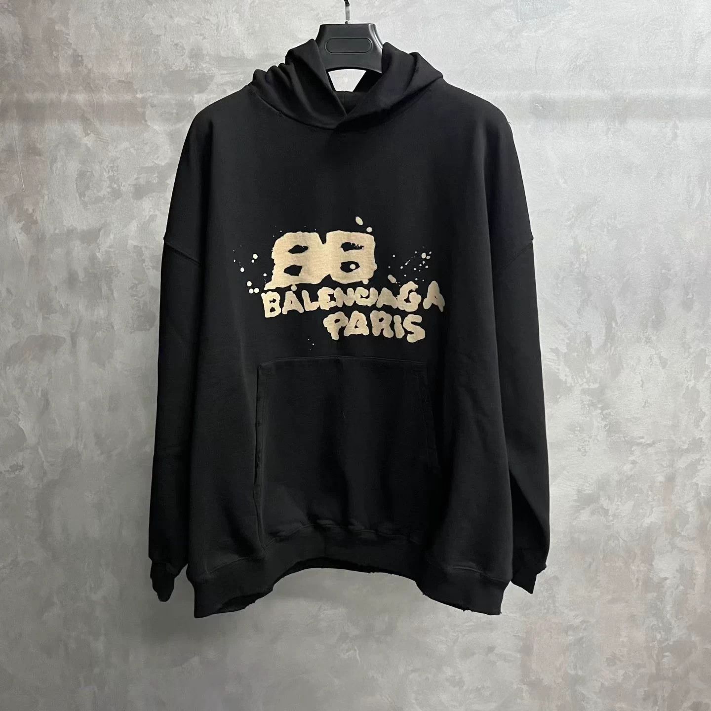 Balenciaga Balenciaga Logo Print Hoodie - XS - New w/ Tags Size US XS / EU 42 / 0 - 1 Thumbnail