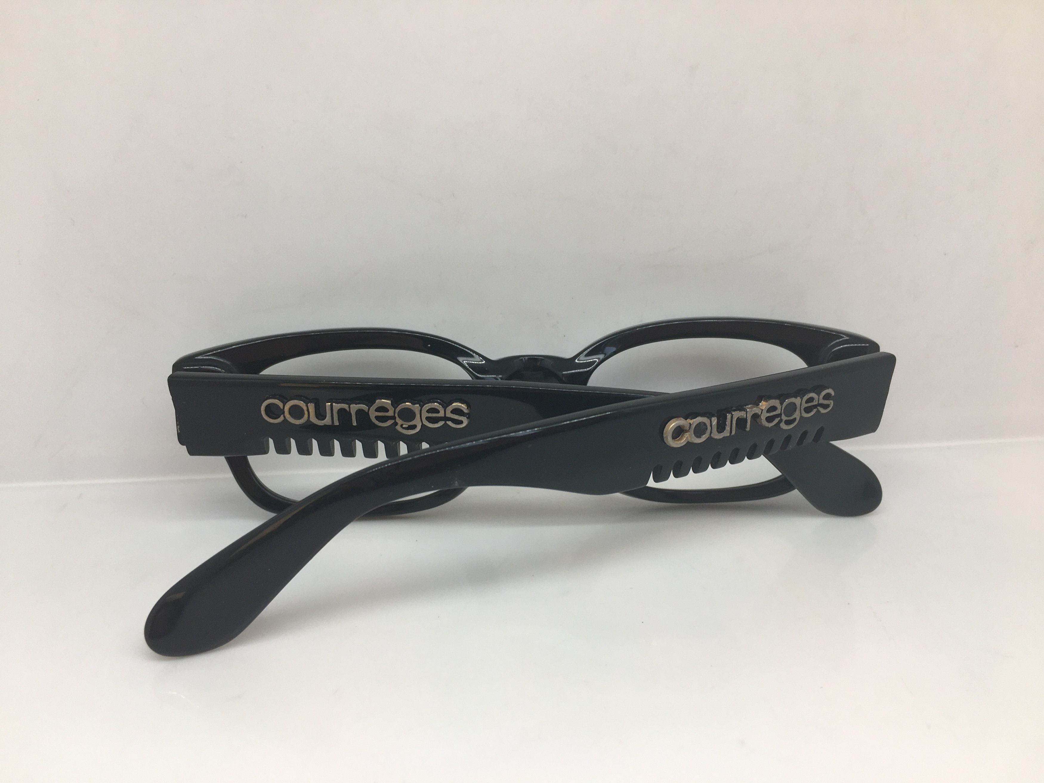 Courreges Vintage 70s Courreges Black Rx Eyeglasses France Size ONE SIZE - 6 Thumbnail