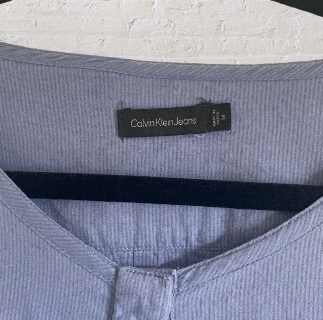 Calvin Klein CALVIN KLEIN LONG SLEEVE BUTTON UP BLOUSE TOP WITH POCKETS Size M / US 6-8 / IT 42-44 - 4 Thumbnail