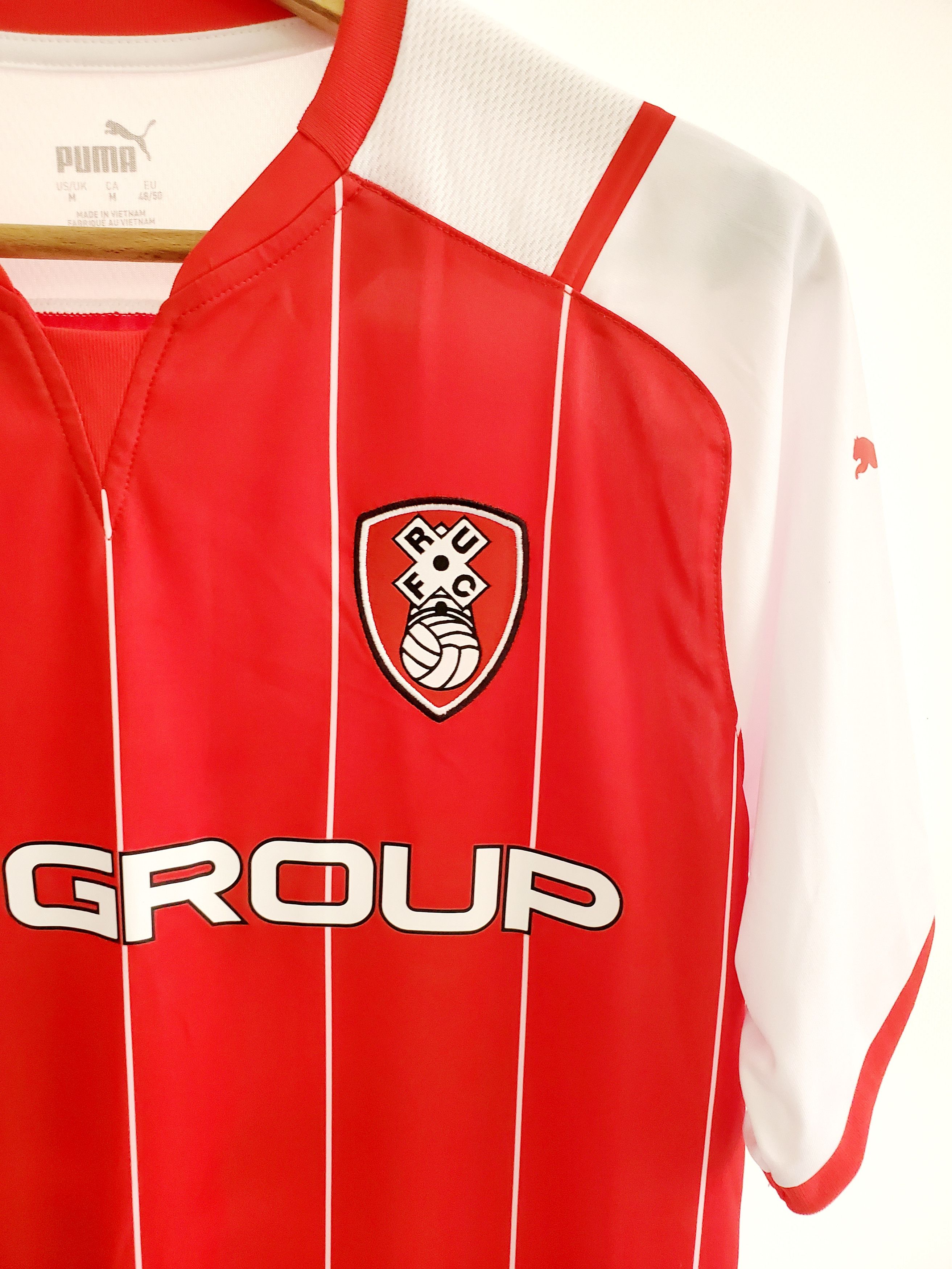 Puma Rotherham United 2021-2022 #50 lisa Home jersey perfect cond Size US M / EU 48-50 / 2 - 2 Thumbnail