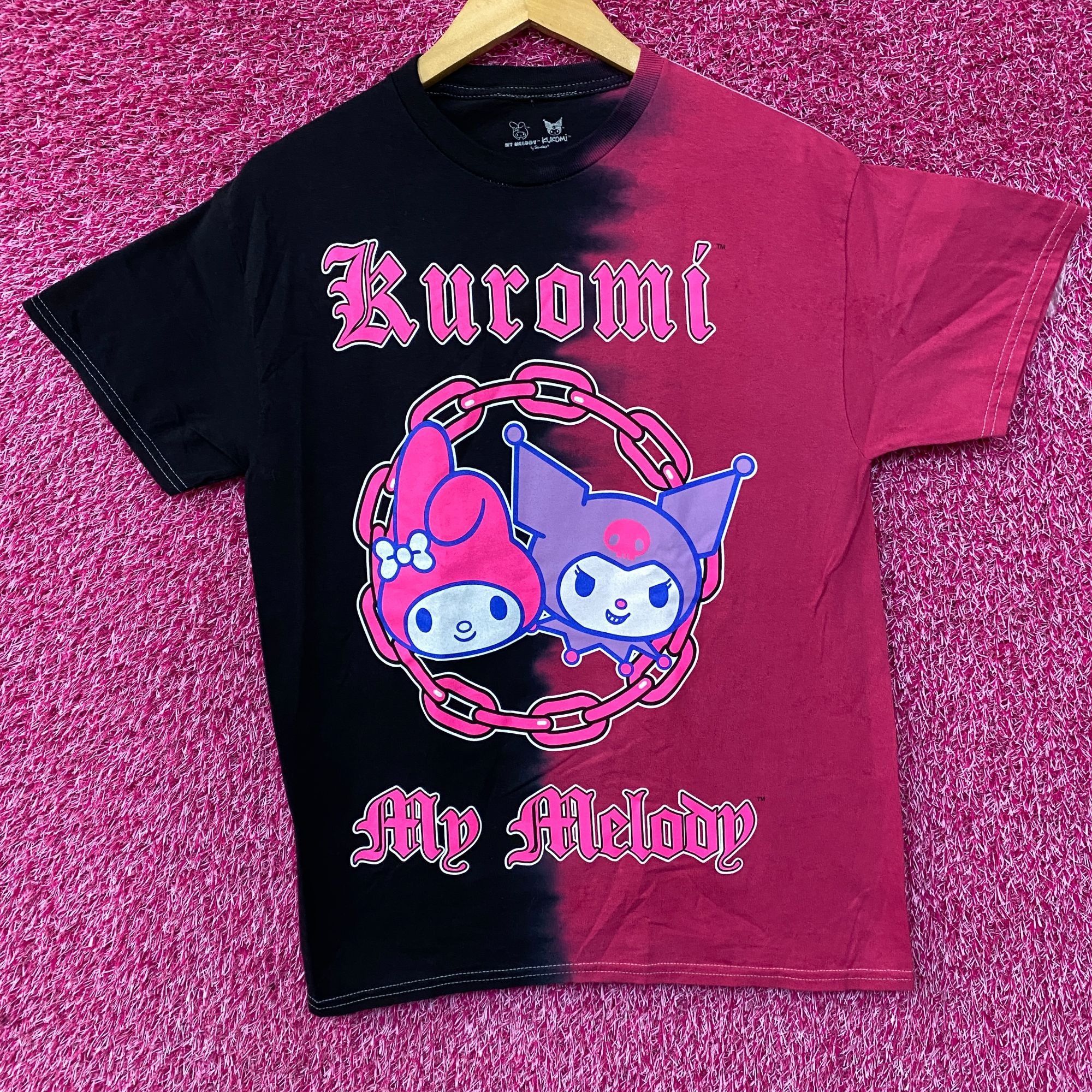 Other Sanrio Kuromi & My Melody Linked Together Split Tie Dye Anim Size M / US 6-8 / IT 42-44 - 3 Thumbnail