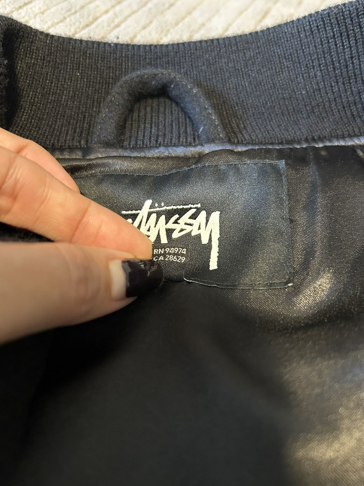 Comme des Garcons × Stussy Stussy X CDG Varsity Jacket Size US XL / EU 56 / 4 - 11 Thumbnail
