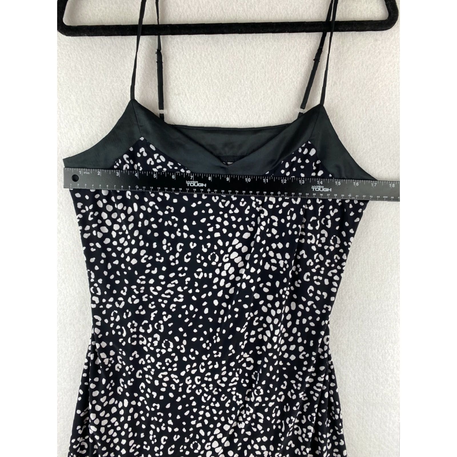 Alfani Alfani Camisole Pajamas Womens Large L Black Stretch Adjustable Sleepwear Shirt Sleeveless Scoop Neck Casual Size ONE SIZE - 3 Thumbnail
