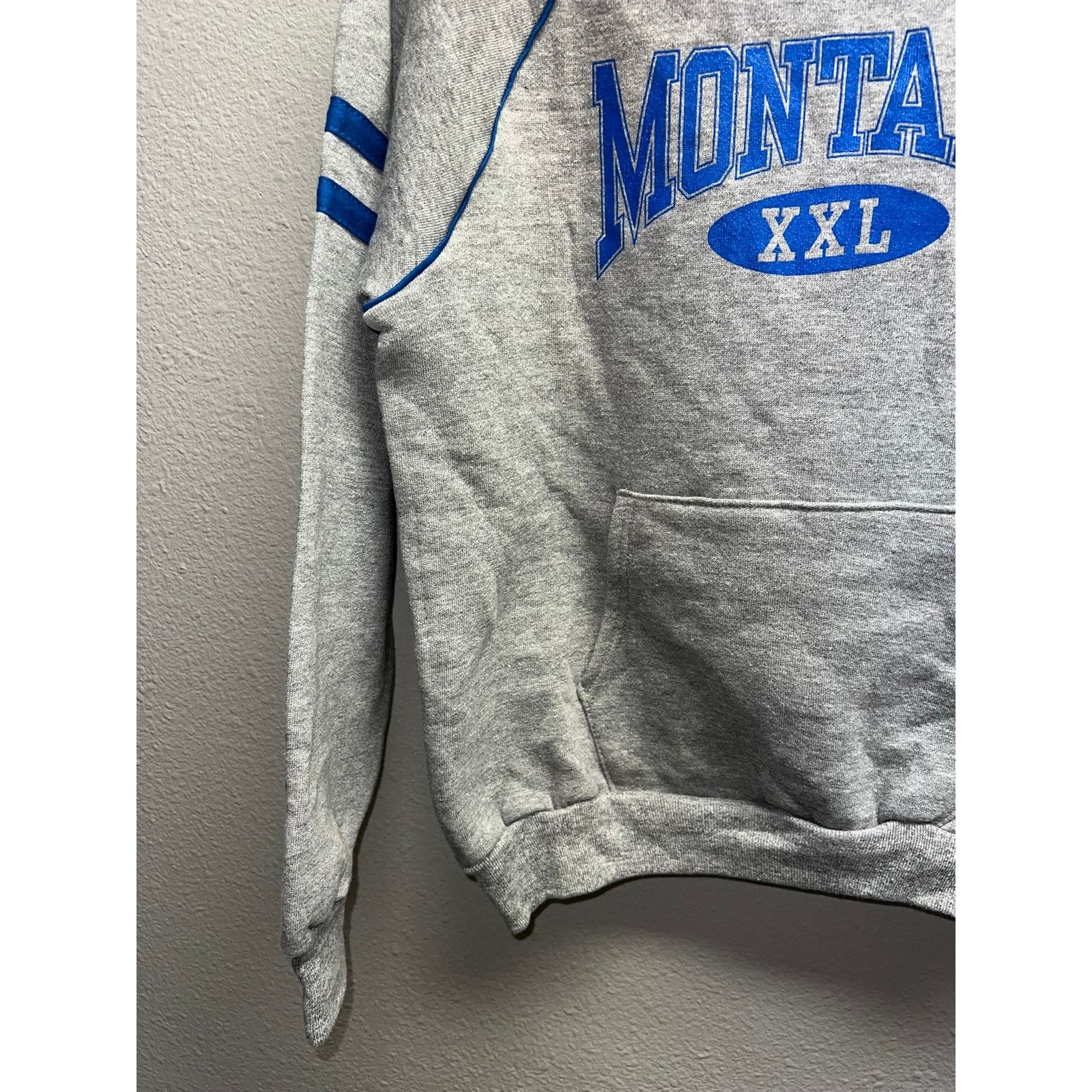 Jerzees 80s 90s Vintage Montana Hoodie Jacket Outerwear VTG M Blue Size US M / EU 48-50 / 2 - 6 Thumbnail