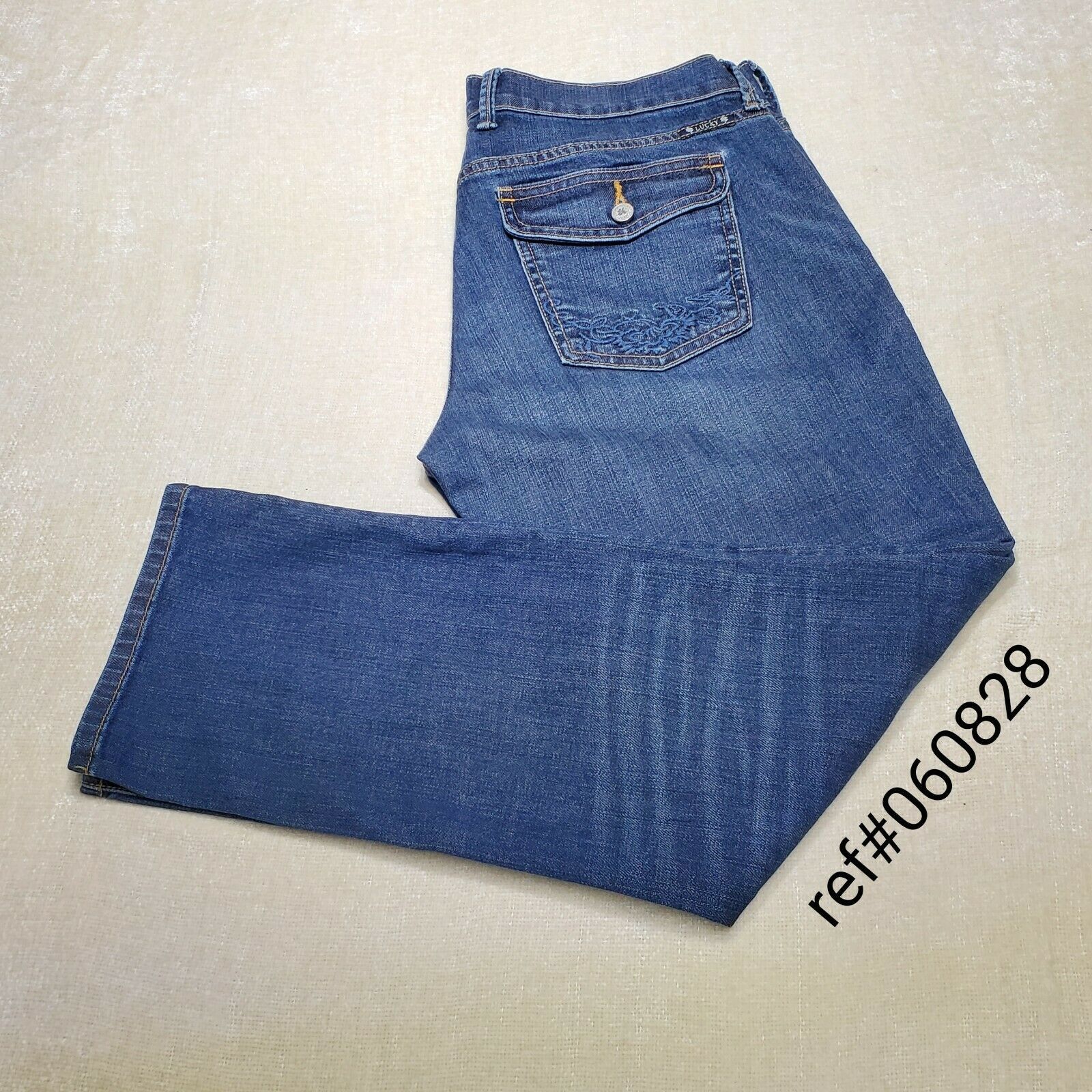 Lucky Brand Lucky Brand Sweet N Crop Denim Jeans Womens Size 6/28 Blue Size 29" - 1 Thumbnail