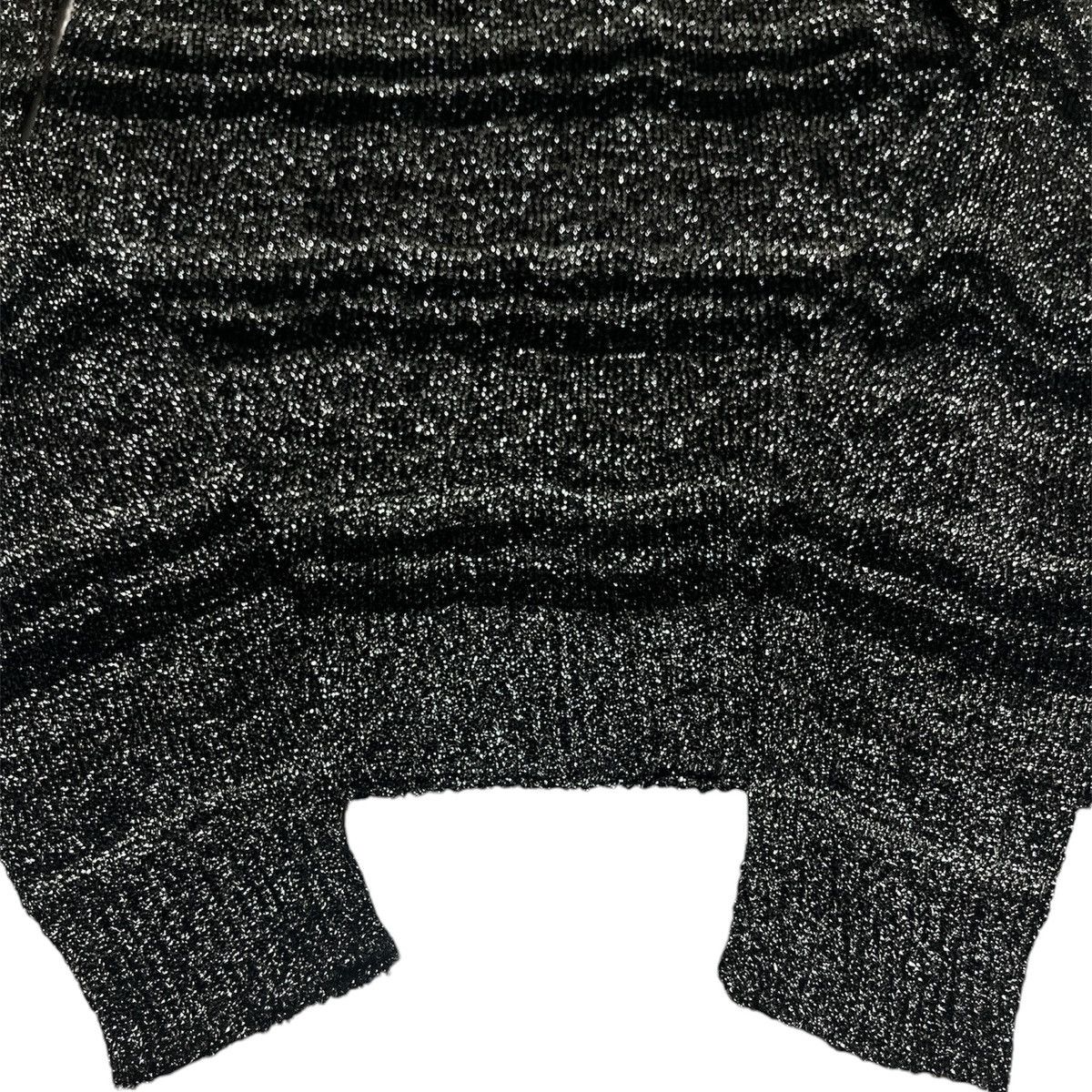 Miu Miu × Prada Miu Miu Metallic Mesh jumper turtleneck knit viscose Size XS / US 0-2 / IT 36-38 - 5 Thumbnail