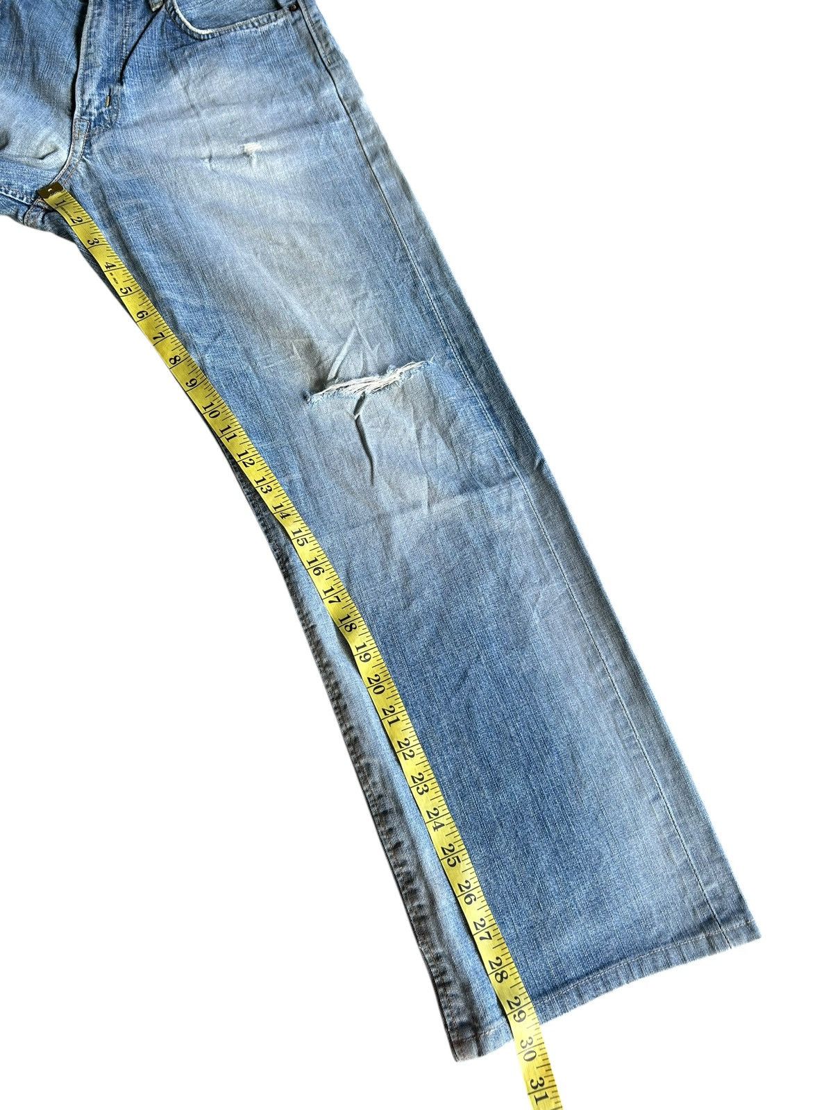 Japanese Brand × Kapital × Vintage Edwin Selvedge Distressed Denim Jeans Faded Size US 29 - 17 Thumbnail
