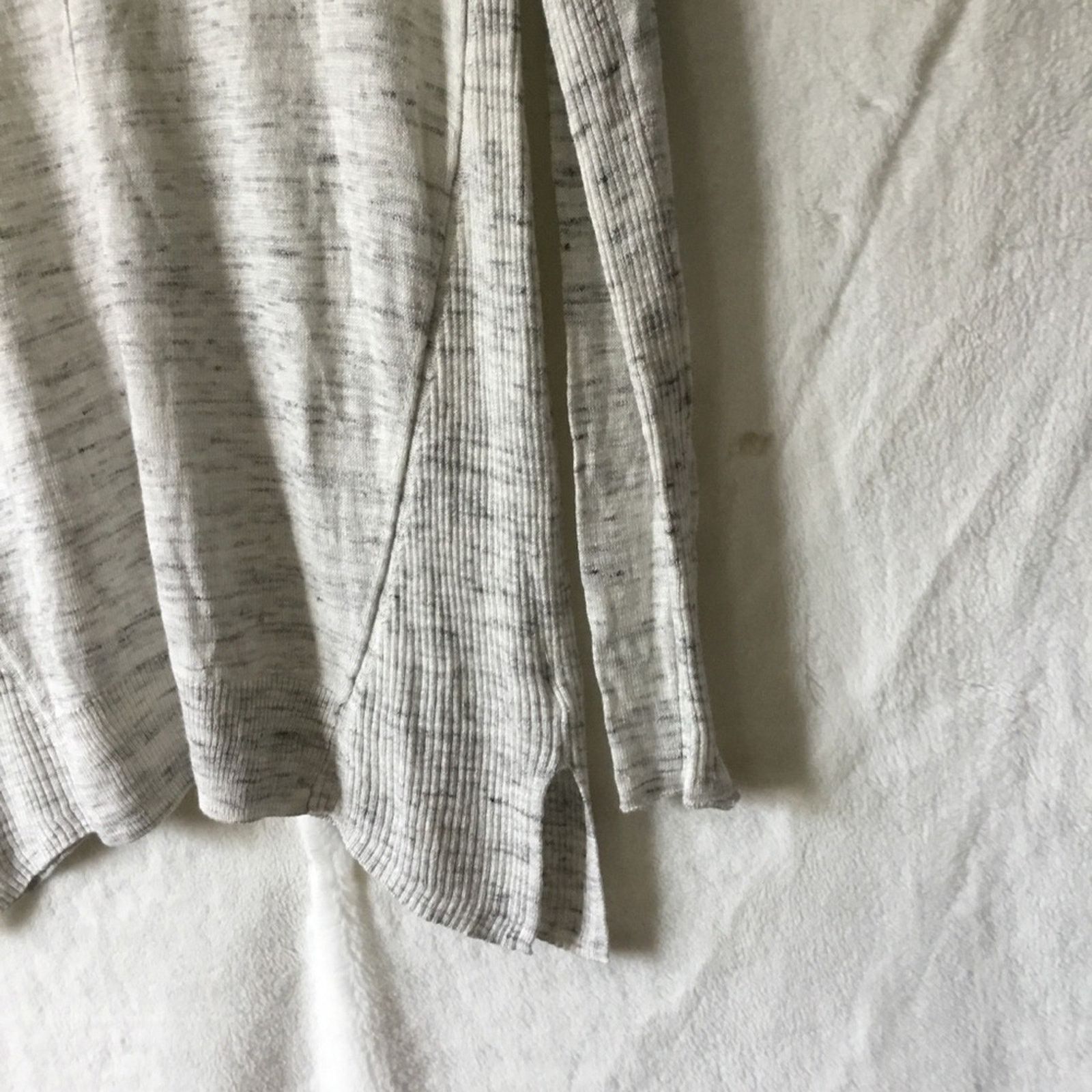 Lou & Grey Lou & Grey Light Gray Ribside Boatneck Sweater Top Size S / US 4 / IT 40 - 14 Thumbnail