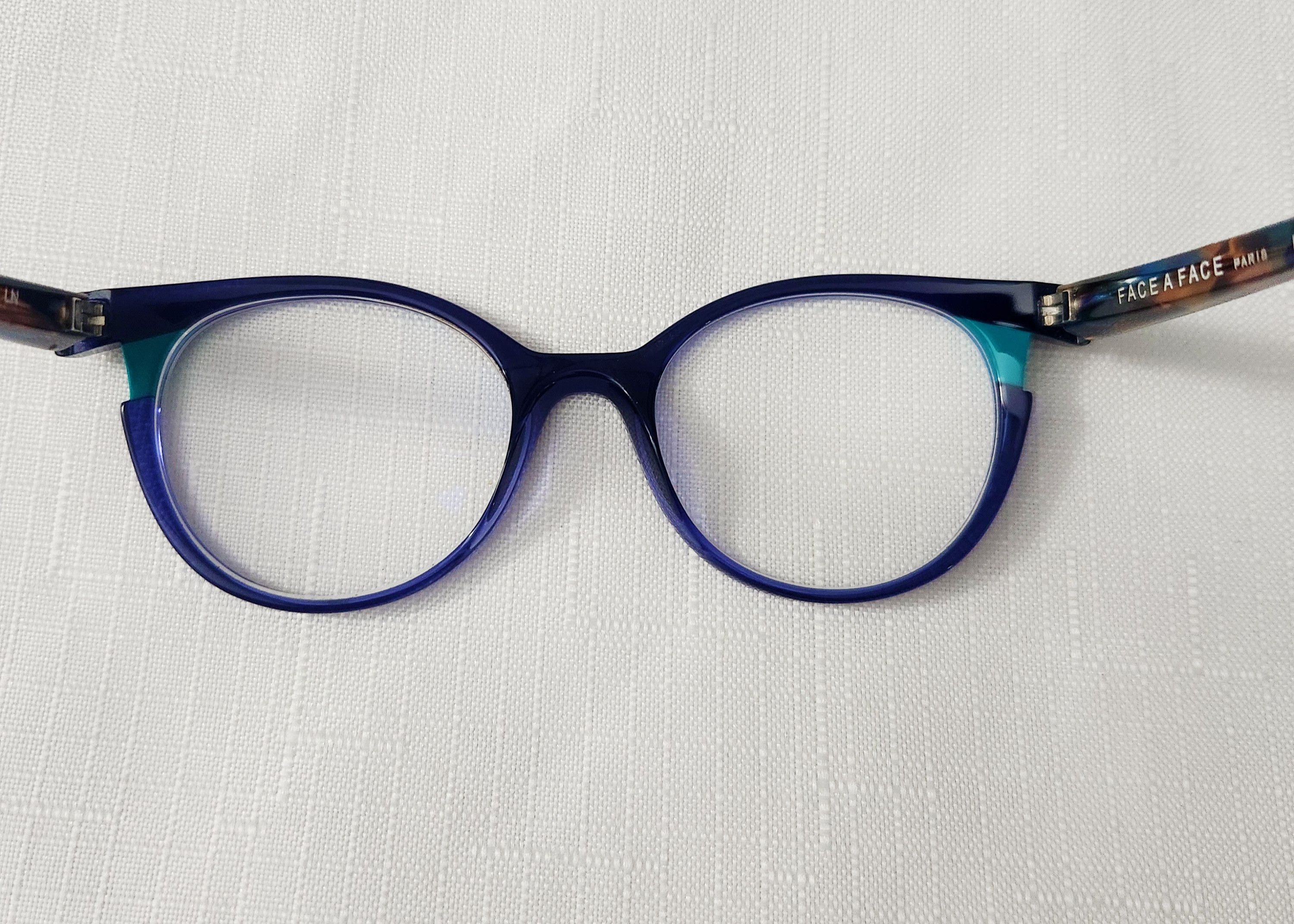 Designer Face a Face Paris BAHIA 3 Col 008 HN 47mm Ink Blue Glasses Size ONE SIZE - 8 Thumbnail