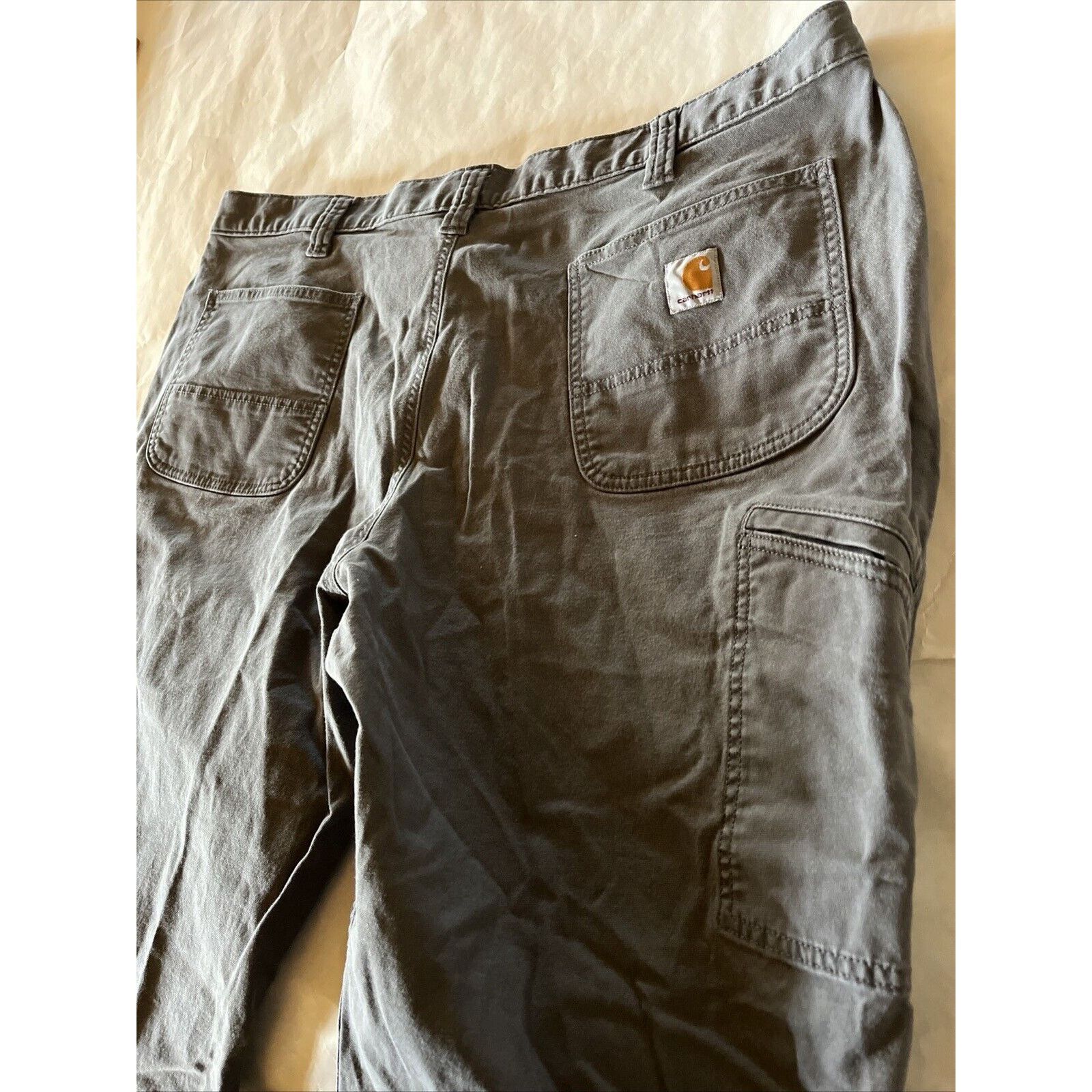 Carhartt Carhartt Pants Mens 42x26 Fit Gray Canvas Carpenter Relaxed Size US 42 / EU 58 - 12 Thumbnail