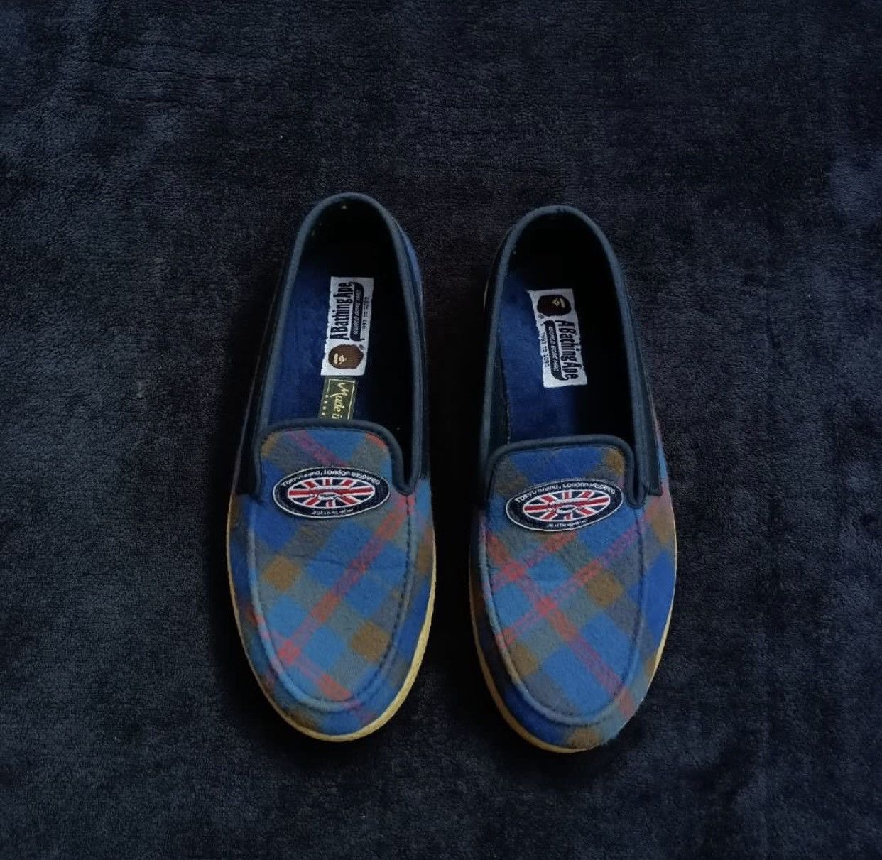 Bape BAPE Tartan Check Nel Slip on Size US 7 / EU 40 - 2 Thumbnail