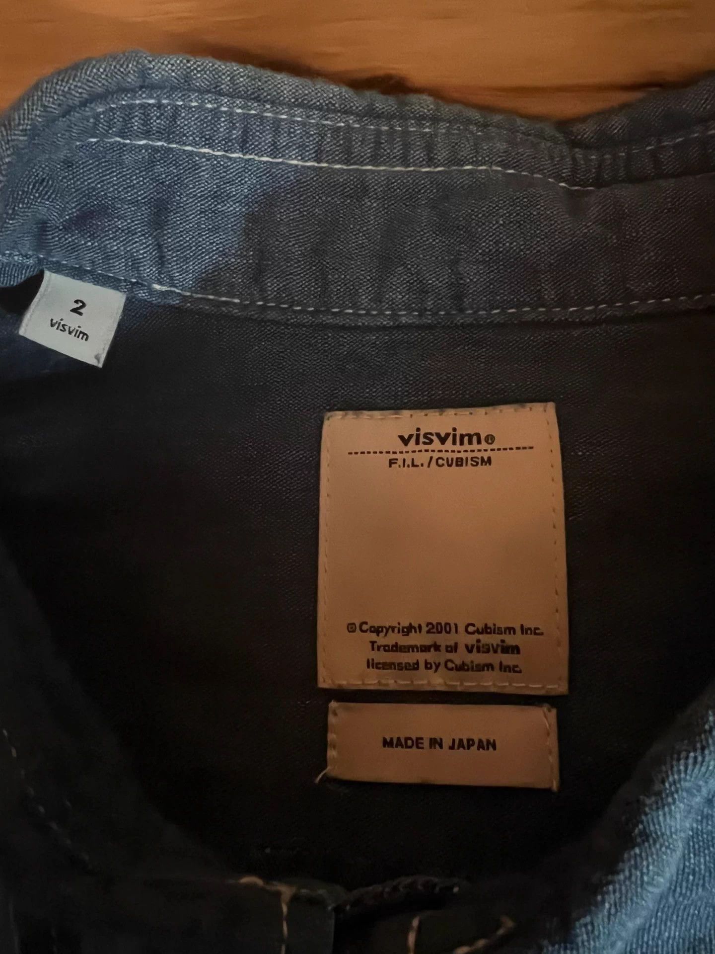 Visvim visvim 2015 indigo dyed car drop sleeve shirt Size US M / EU 48-50 / 2 - 7 Thumbnail