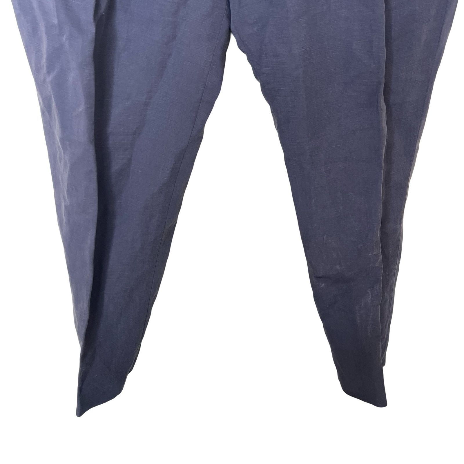 Hugo Boss Boss Blue Perin linen blend Tapered Drawstring pants 34x30 Size US 34 / EU 50 - 3 Thumbnail