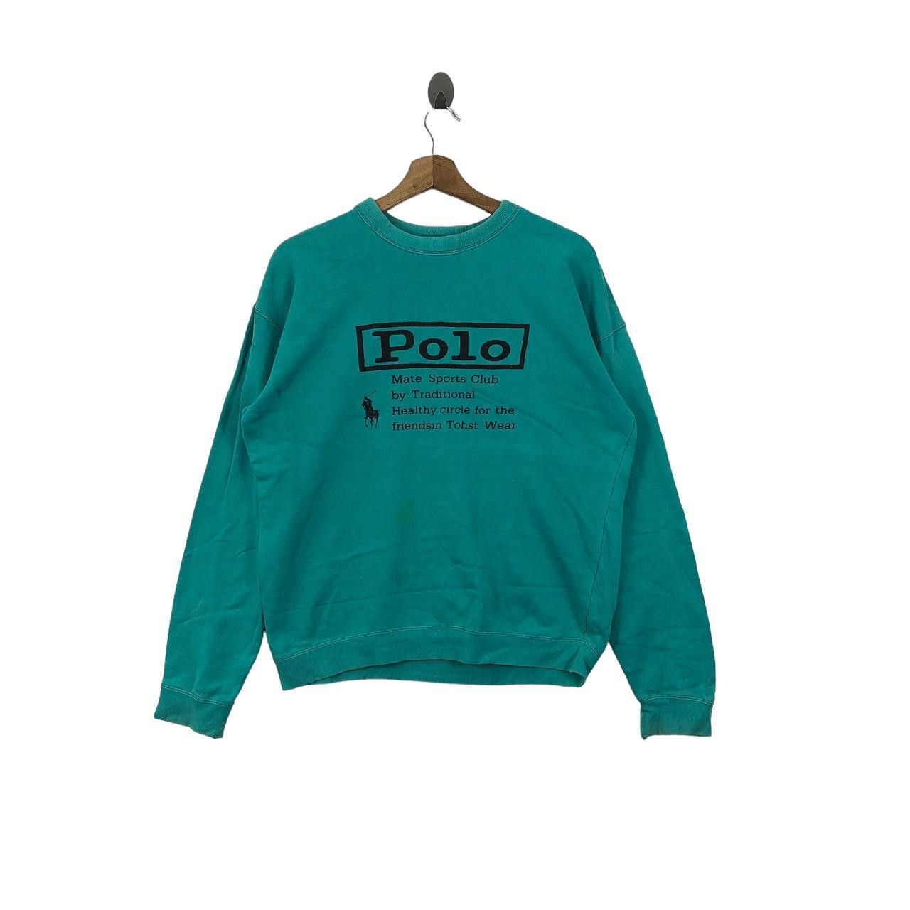 Vintage Vintage POLO MATE SPORTS CLUB Traditional Wear Sweatshirt Size M / US 6-8 / IT 42-44 - 1 Thumbnail
