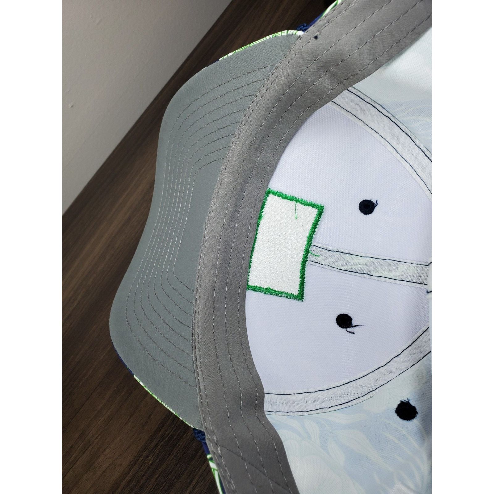Imperial Acento Latino Hat Floral Snapback Cap Imperial Blue & Green Size ONE SIZE - 11 Thumbnail