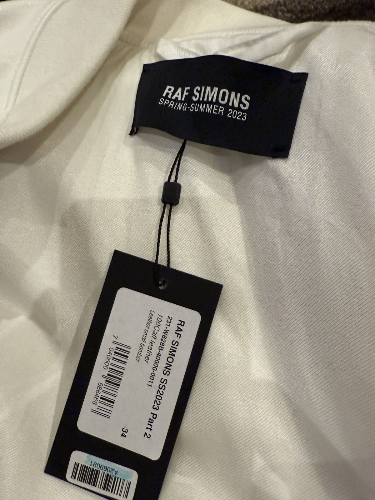 Raf Simons Raf Simons SS23 Leather Bomber Size US XS / EU 42 / 0 - 4 Thumbnail