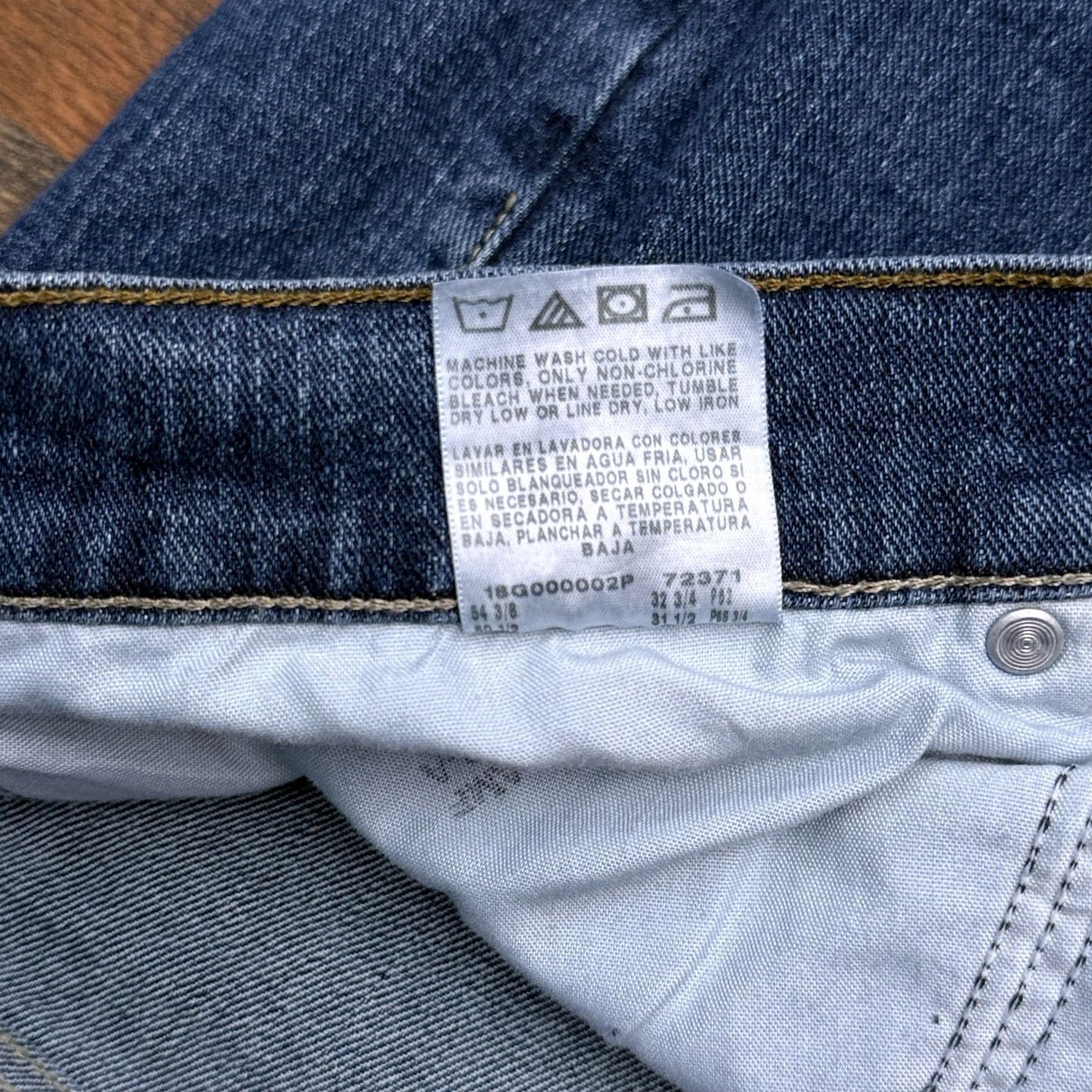 Lee Lee Jeans Mens Regular Fit Straight Denim 50x32 Stretch Classic Blue 5-Pocket USA Cotton Spandex Regular Rise Long Inseam 32 Regular Fits Size US 34 / EU 50 - 7 Thumbnail