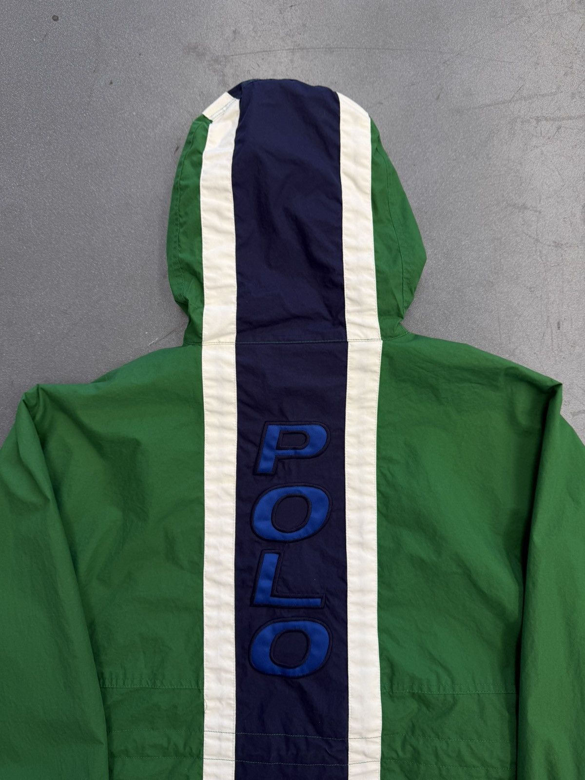 Polo Ralph Lauren 90's Vintage Polo Sport Spell Out Anorak Jacket Size US M / EU 48-50 / 2 - 7 Thumbnail