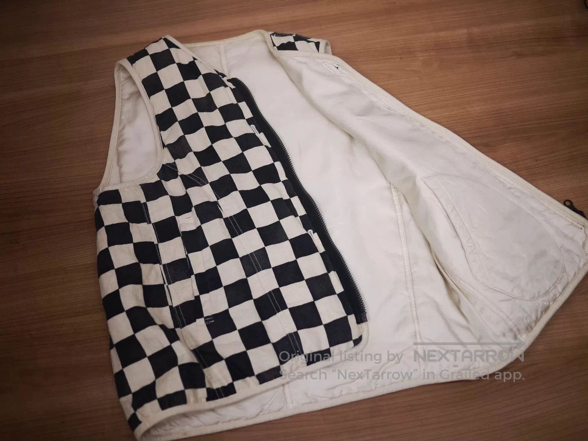 Visvim Visvim ICT Liner Vest in White. Size US XL / EU 56 / 4 - 6 Thumbnail