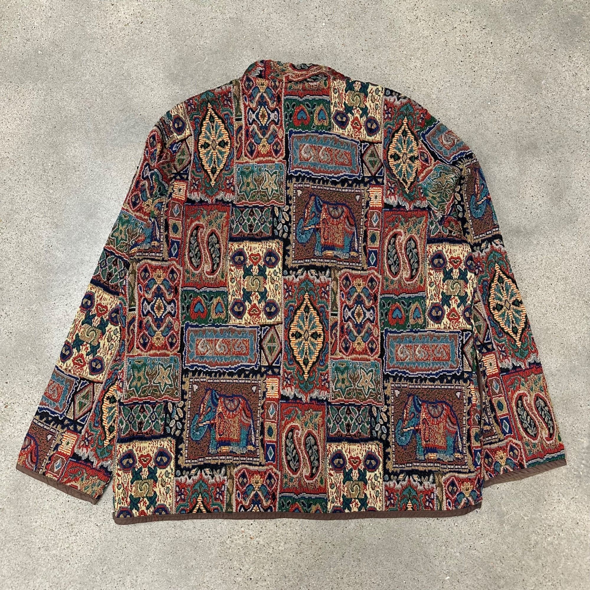 Vintage Vintage Two Twenty Unique Patterned Button Up Jacket Size US M / EU 48-50 / 2 - 2 Thumbnail