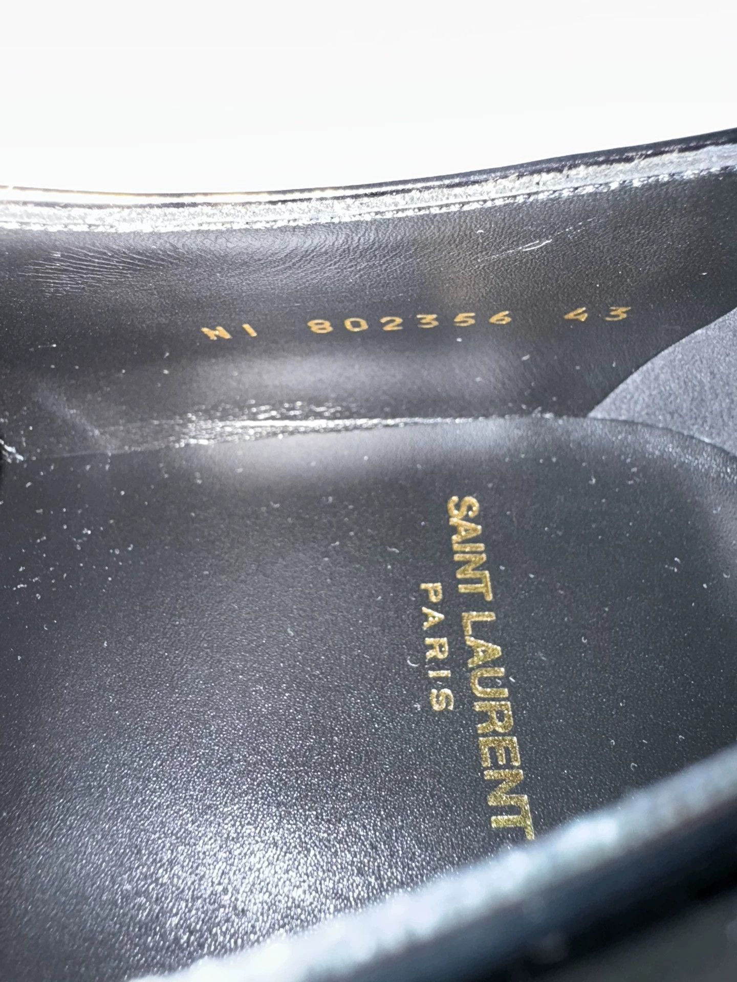 Saint Laurent Paris Saint Laurent SLP brand new men's new shiny leather shoes Size US 10 / EU 43 - 5 Thumbnail