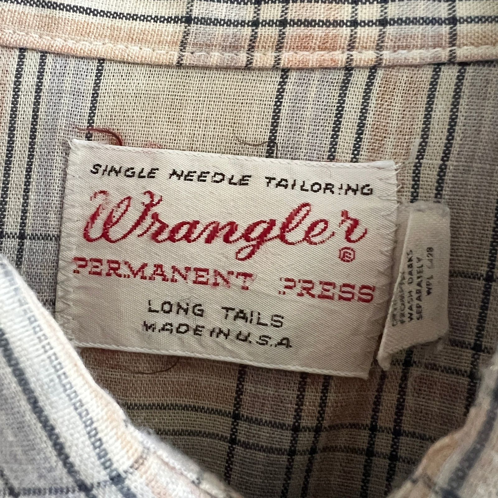 Wrangler VTG 70s Wrangler Pearl Snap Shirt USA 15.5 32 M 21x31 Size US M / EU 48-50 / 2 - 5 Thumbnail