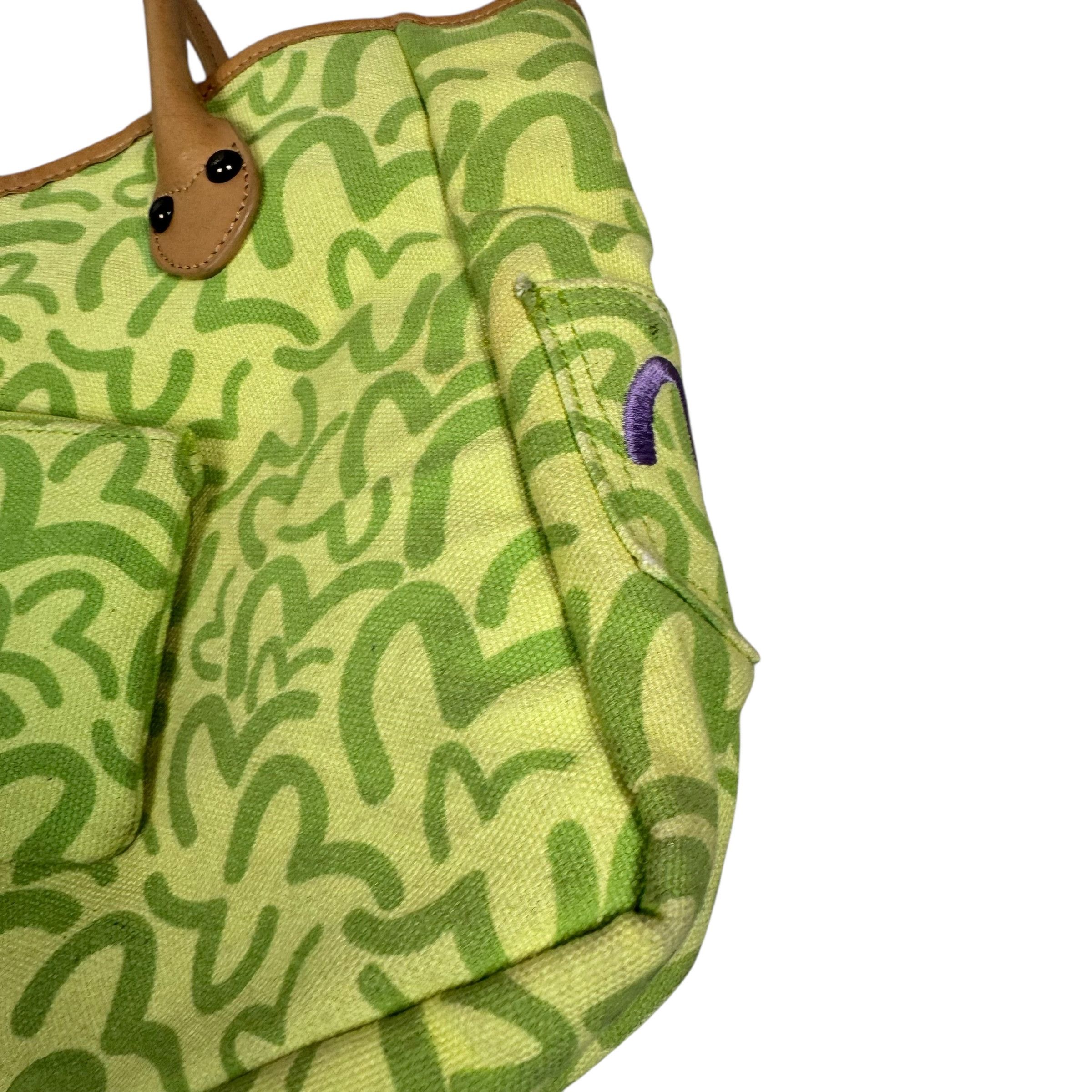 Evisu × Japanese Brand Evisu Women's Green Inner Pocket Shoulder Bag with Pouch Size ONE SIZE - 5 Thumbnail