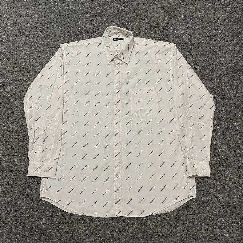 Balenciaga size 39 Bulletproof All-over Shirt