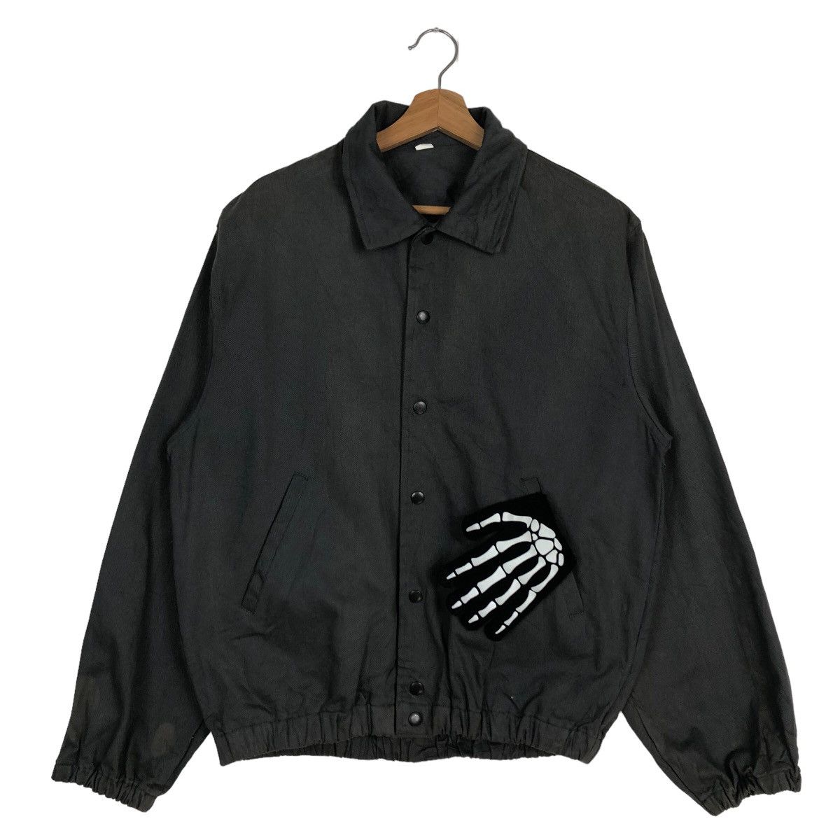 Japanese Brand 🔥90’s VINTAGE BOMBER JACKET HIKARUGENJI RACING BIG LOGO Size US L / EU 52-54 / 3 - 3 Thumbnail