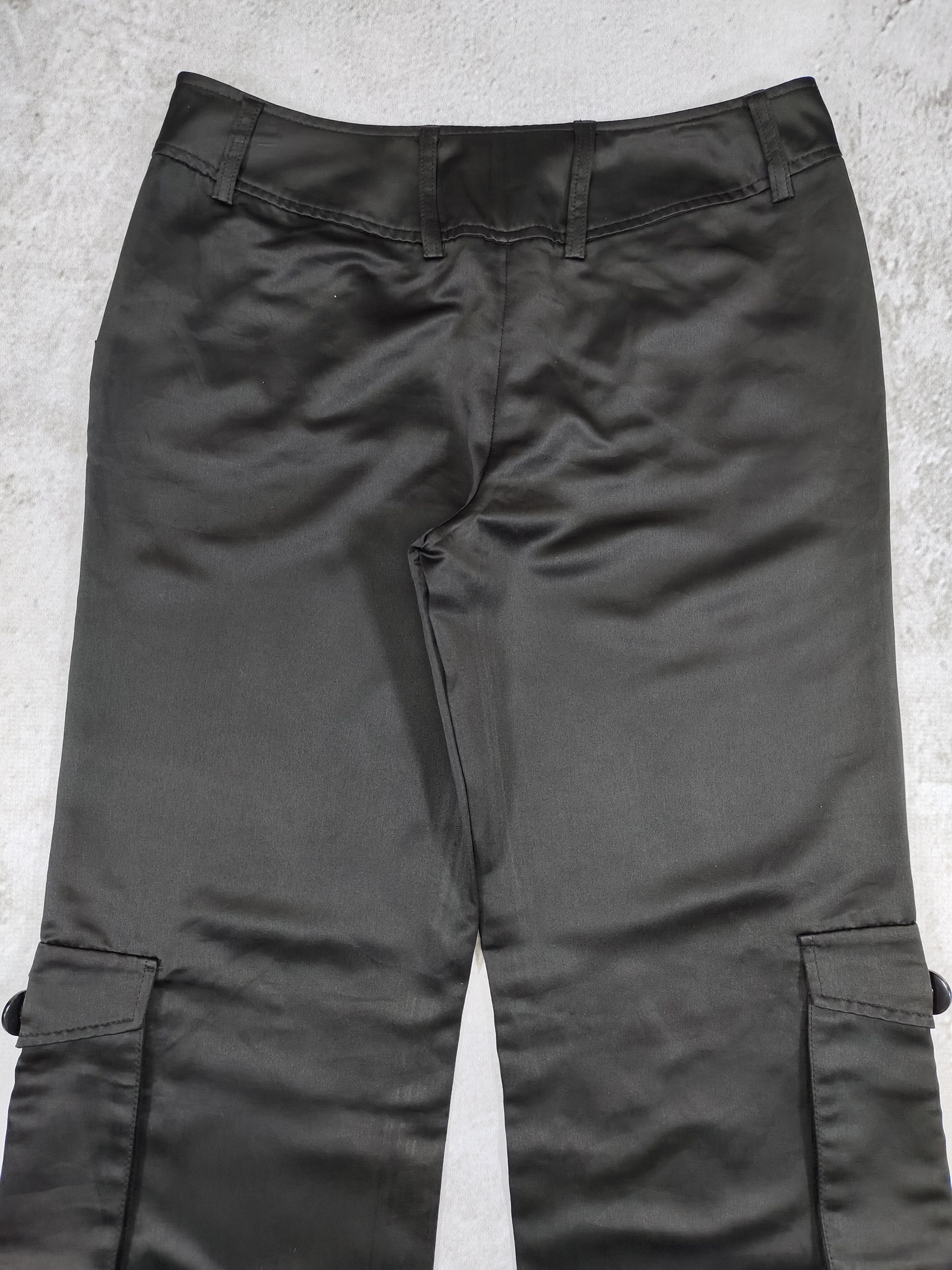 Morgan De Toi 2000s Morgan- Y2K Urban Utilitarian Flare Cargo Pants Size 31" - 6 Thumbnail