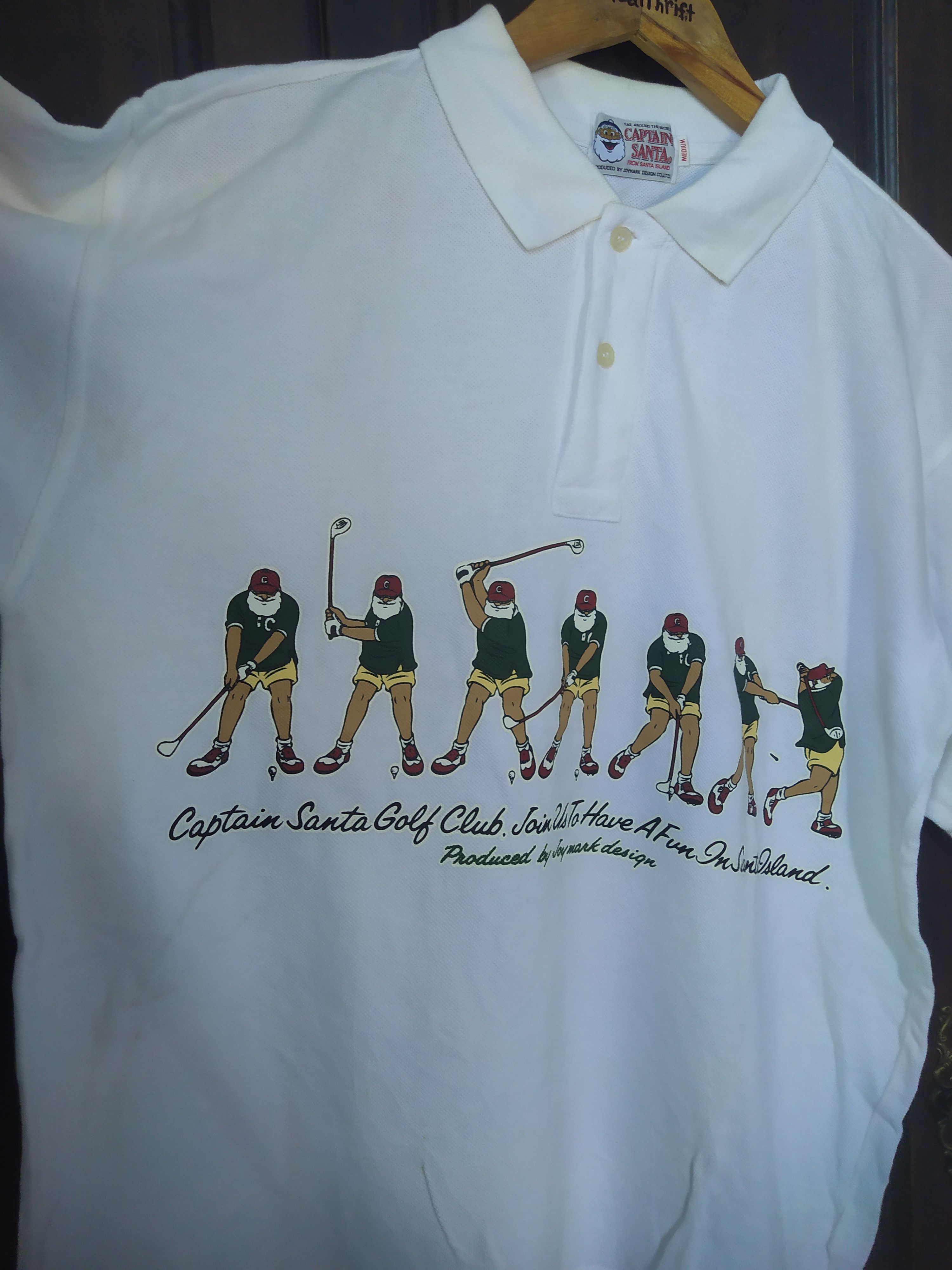 Vintage Captain Santa club Polo shirt Size US M / EU 48-50 / 2 - 5 Thumbnail