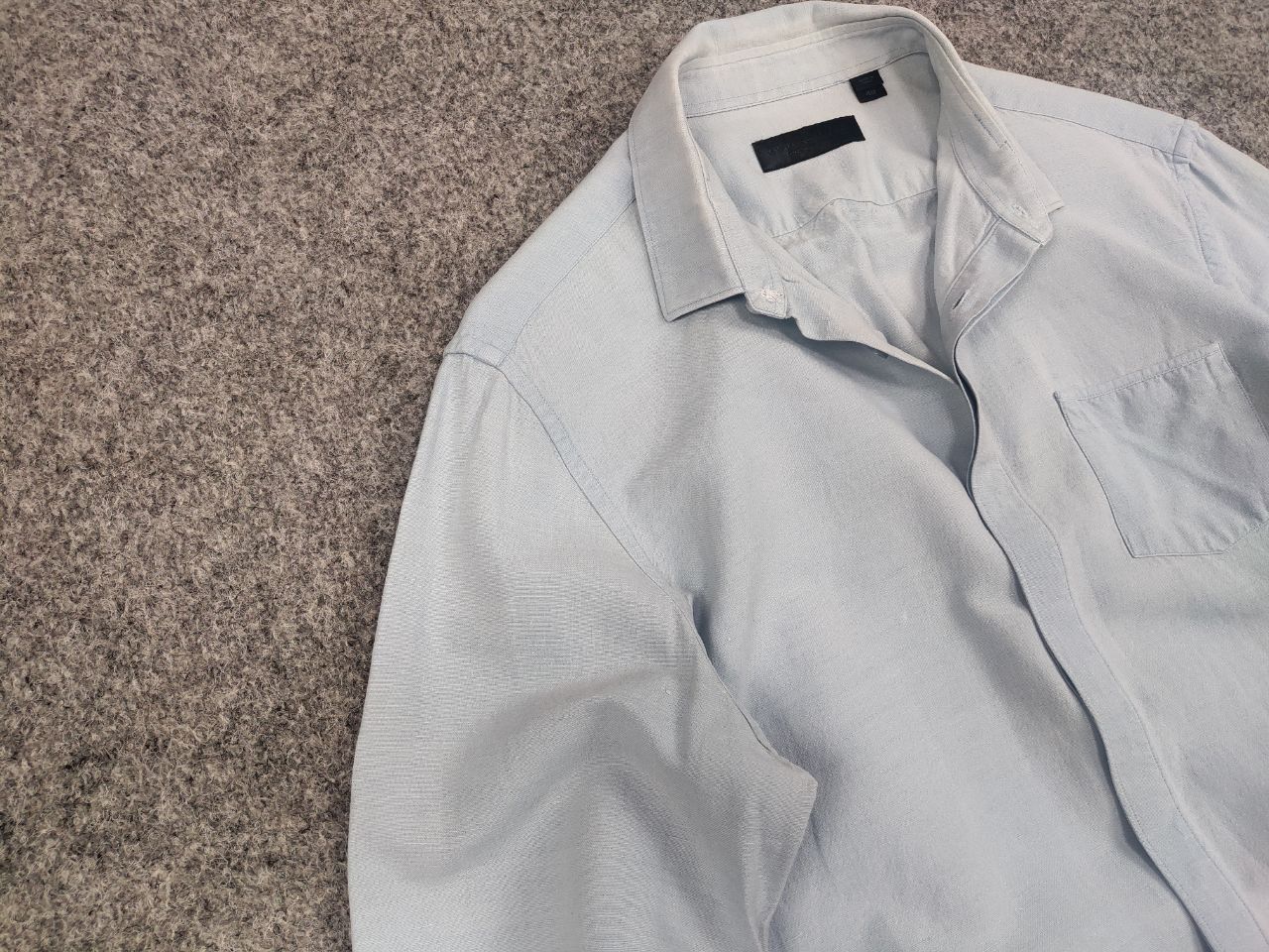 Burberry Burberry Prorsum Collection Casual Blue Cotton Bottom Shirt Size US S / EU 44-46 / 1 - 7 Thumbnail