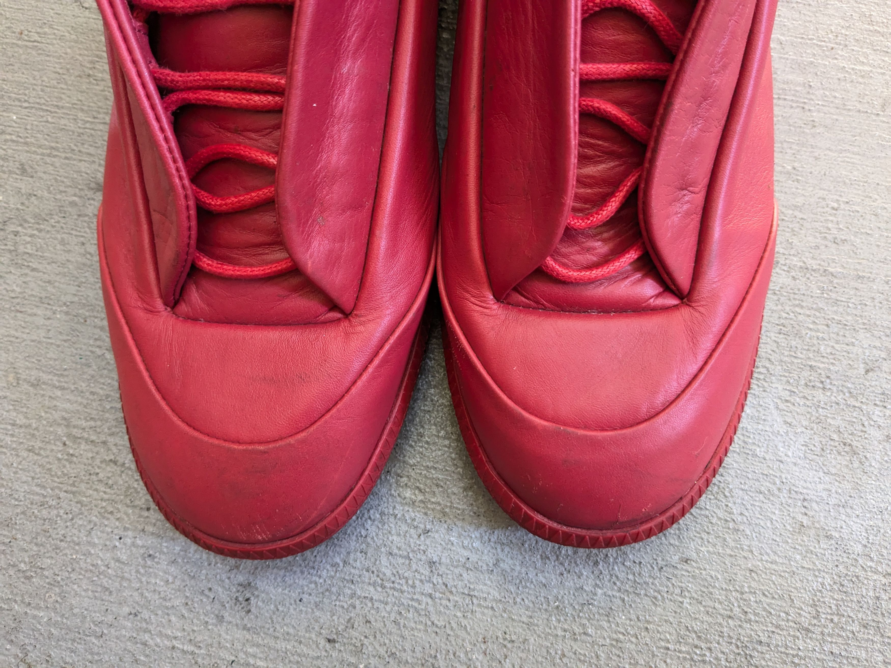 Maison Margiela Maison Margiela Future High Tops Red 9 42 High Leather Size US 9 / EU 42 - 2 Thumbnail