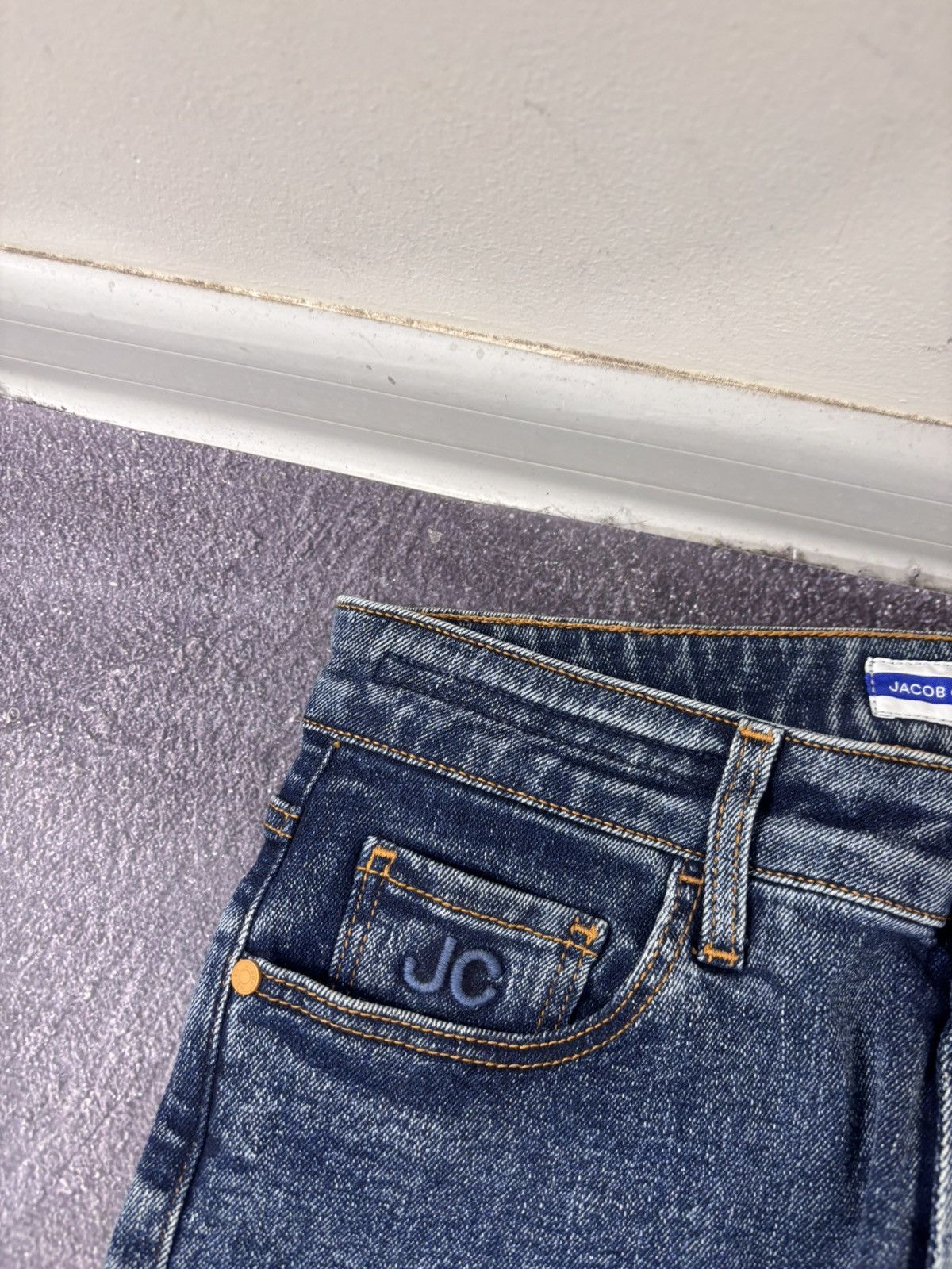 Jacob Cohen Jacob Cohen Kimberly Women’s Slim Stretch Blue Denim Jeans Size 29" - 6 Thumbnail