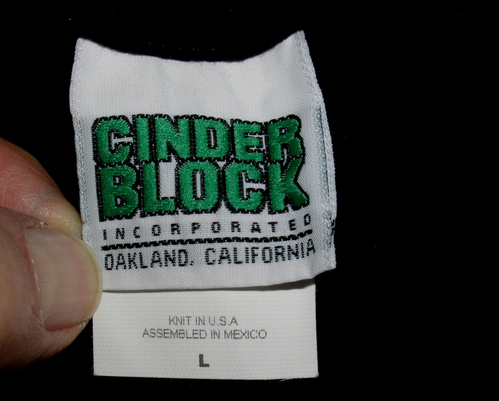 Vintage Alkaline Trio Concert Tour Shirt 2002 Vintage Cinder Block Size US L / EU 52-54 / 3 - 4 Thumbnail