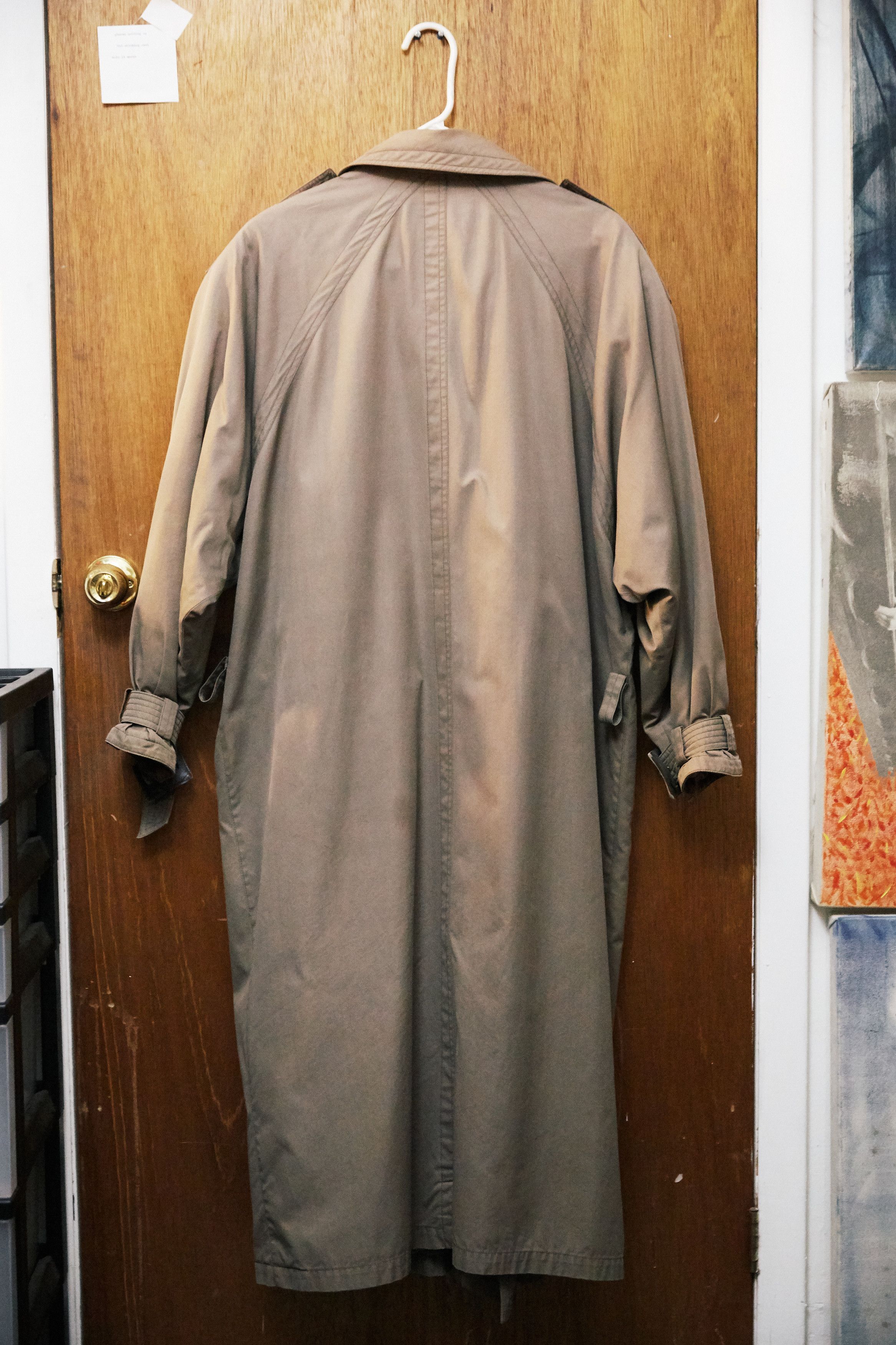 Versace Vintage Versae Trench Coat - Late 80's Size US XL / EU 56 / 4 - 10 Thumbnail