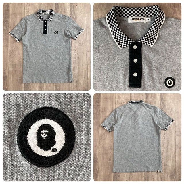 Bape BAPE APE HEAD flag check polo shirt a bathing ape NIGO Size US M / EU 48-50 / 2 - 1 Thumbnail