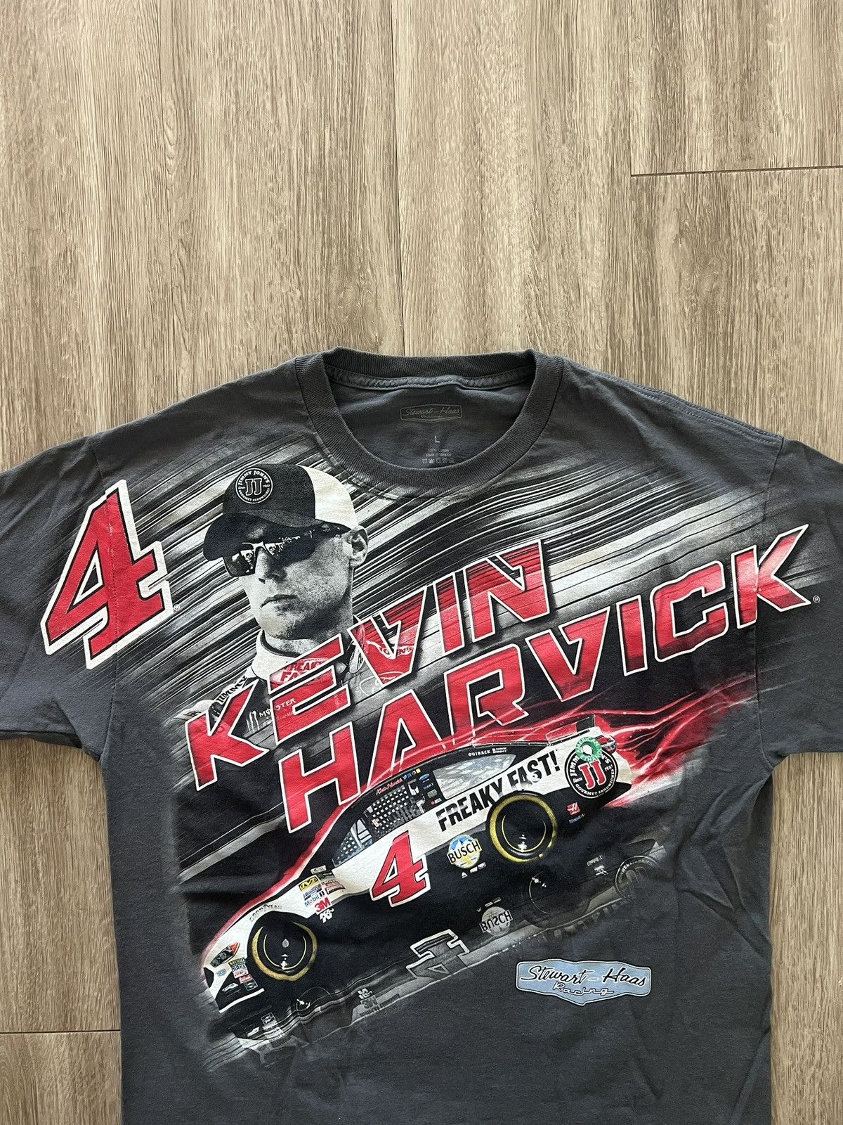 NASCAR × Vintage Kevin Harvick NASCAR T-shirt AOP Size US L / EU 52-54 / 3 - 2 Thumbnail