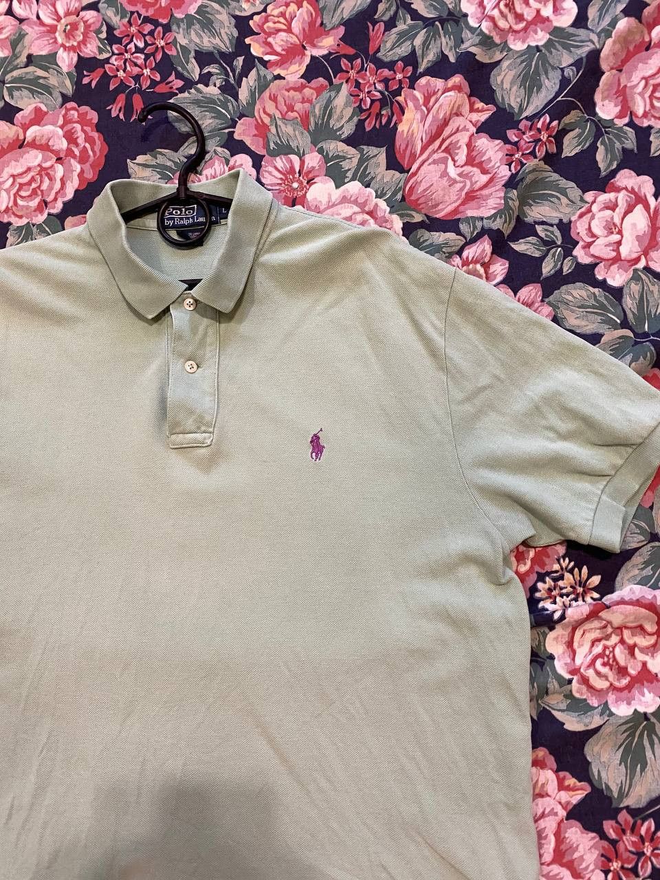 Polo Ralph Lauren Vintage Polo Ralph Lauren 100% Cotton Polo Size L Size US L / EU 52-54 / 3 - 7 Thumbnail