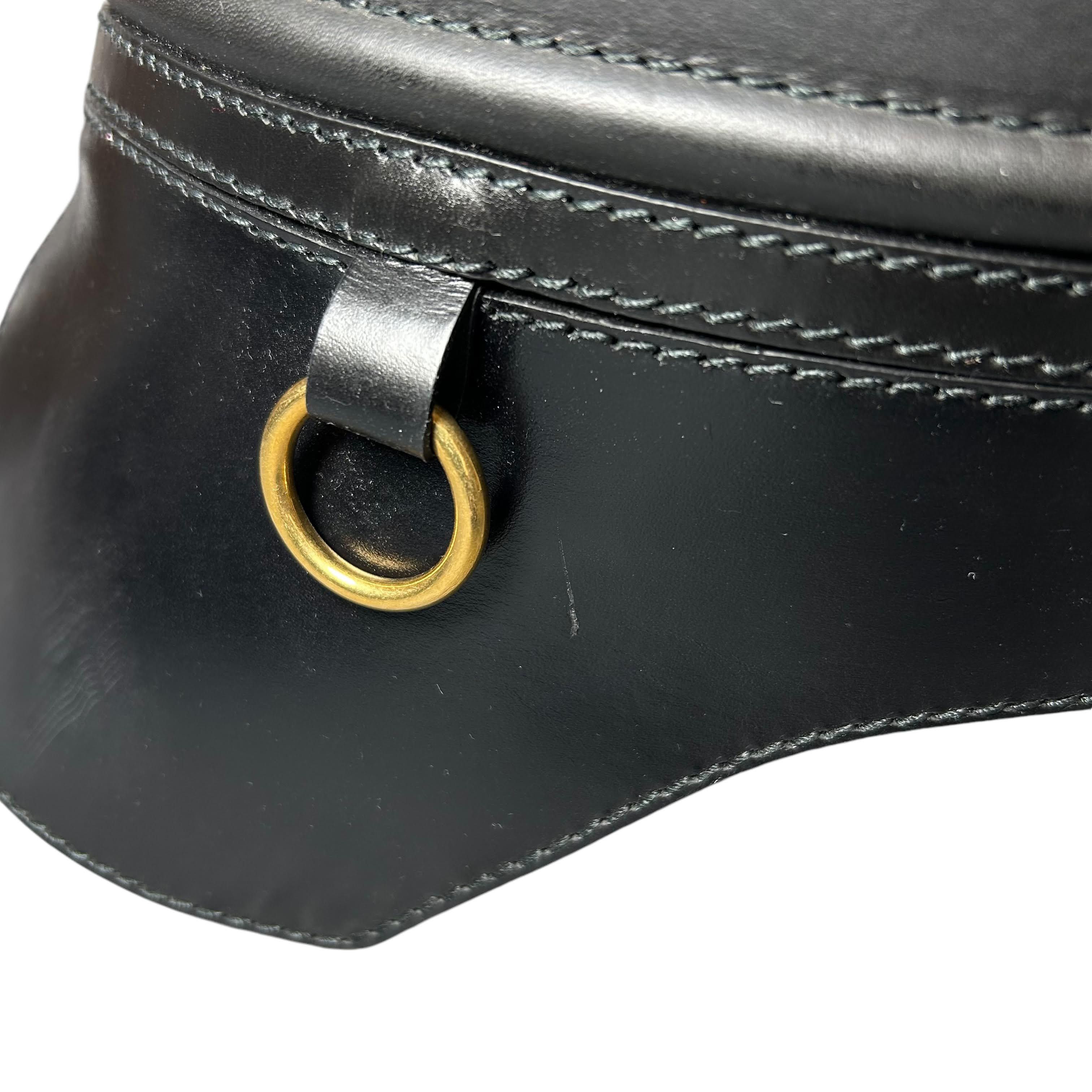 Alexander McQueen Alexander Mcqueen Black Nappa Leather Corset Belt Size 42 Size ONE SIZE - 4 Thumbnail