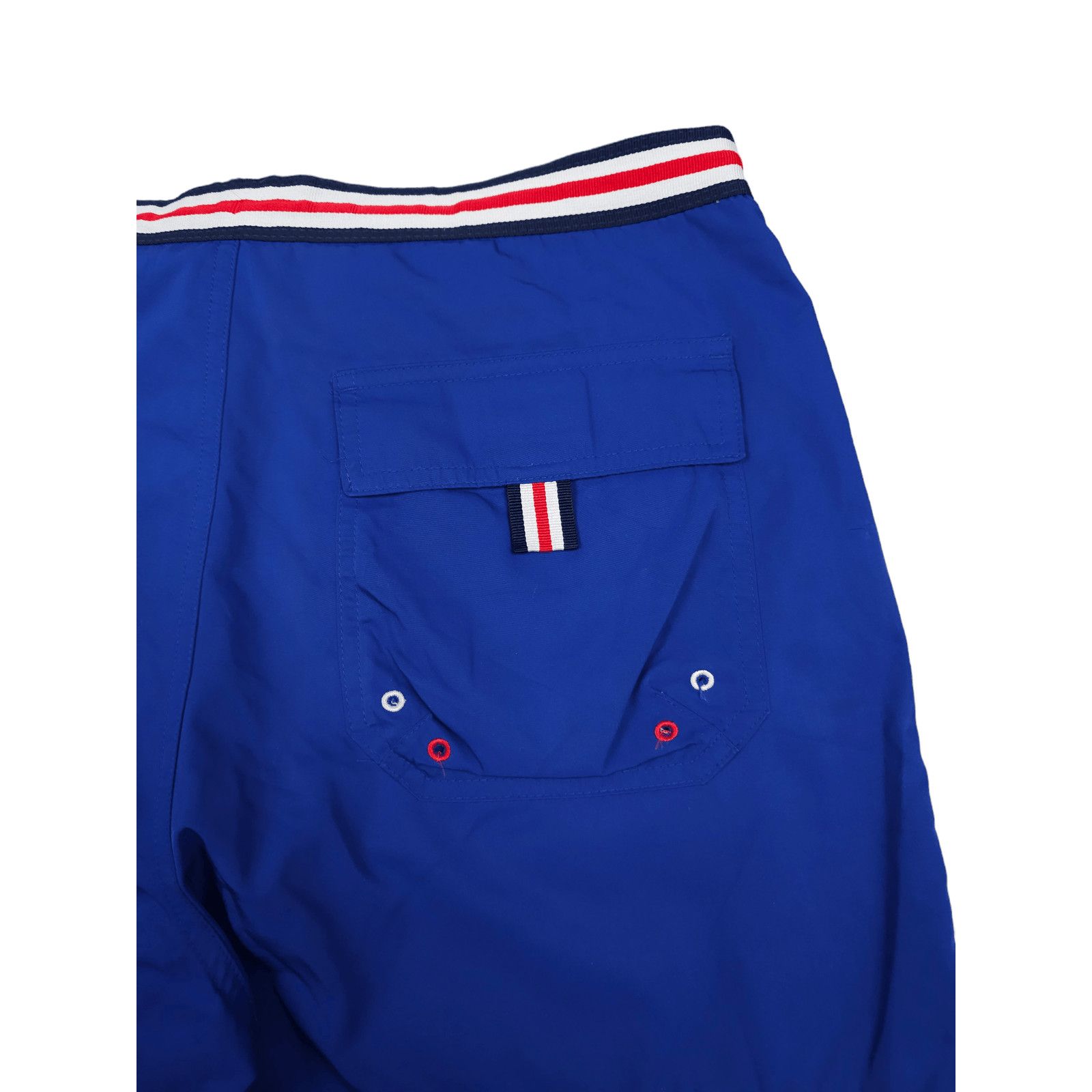 Fred Perry × Vintage 💎 Size S Shorts Logo Blue Trunks Swimwear Y2K 00s Nike Size US 30 / EU 46 - 4 Thumbnail