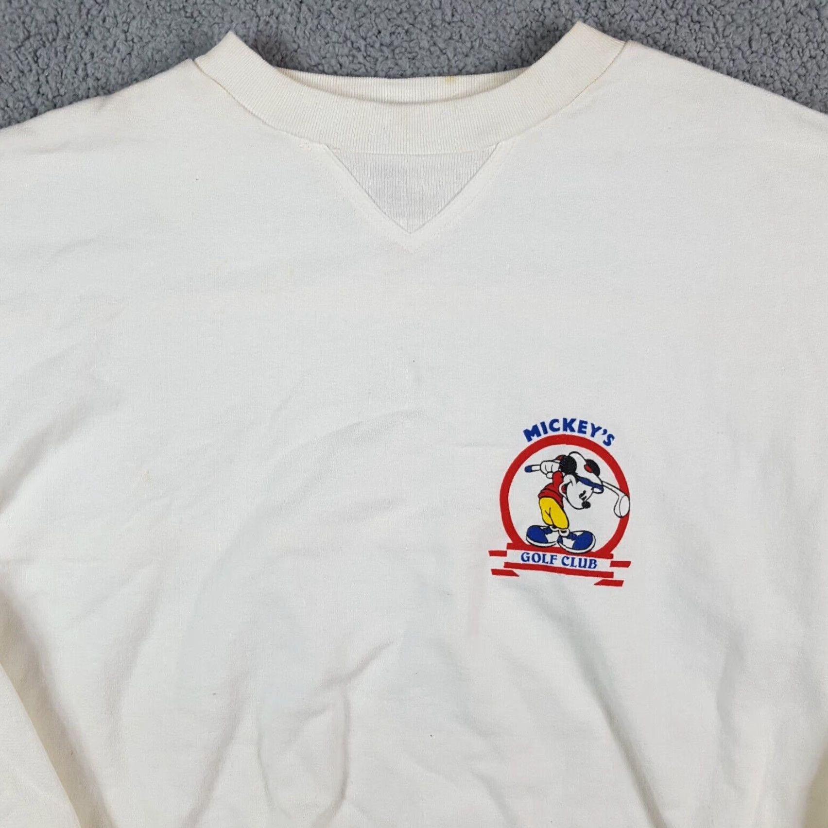 Vintage Vintage Mickey Golf Club Preppy Cartoon Men's Medium Pullover Crewneck Sweatshirt Size US M / EU 48-50 / 2 - 2 Thumbnail