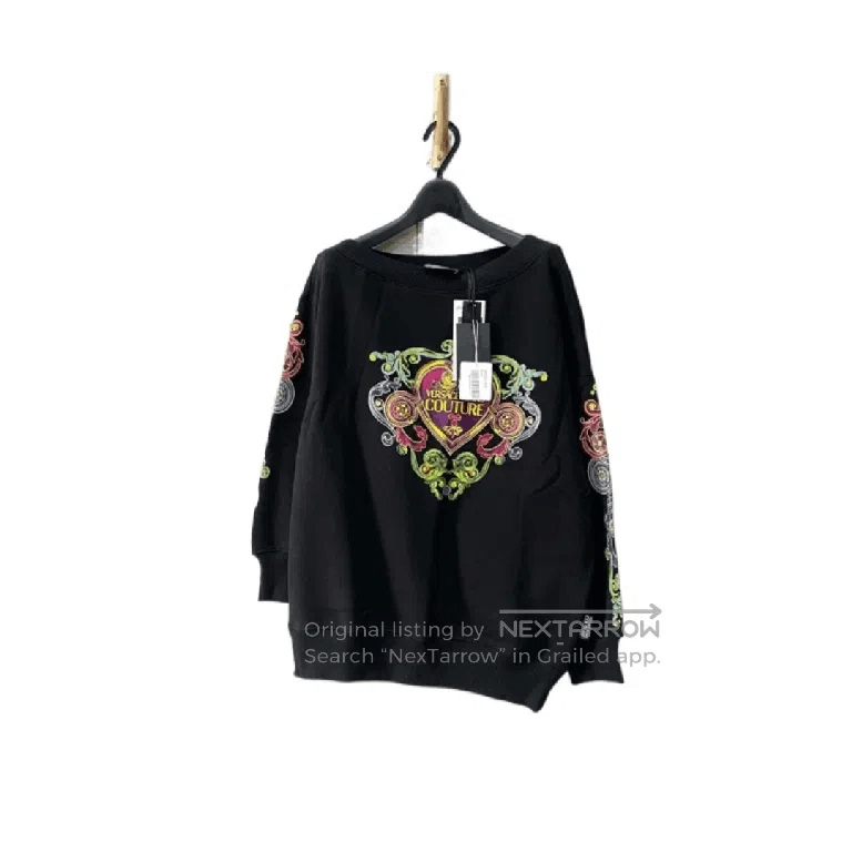 Versace VERSACE Floral Print Sweatshirt. Size XS / US 0-2 / IT 36-38 - 7 Thumbnail